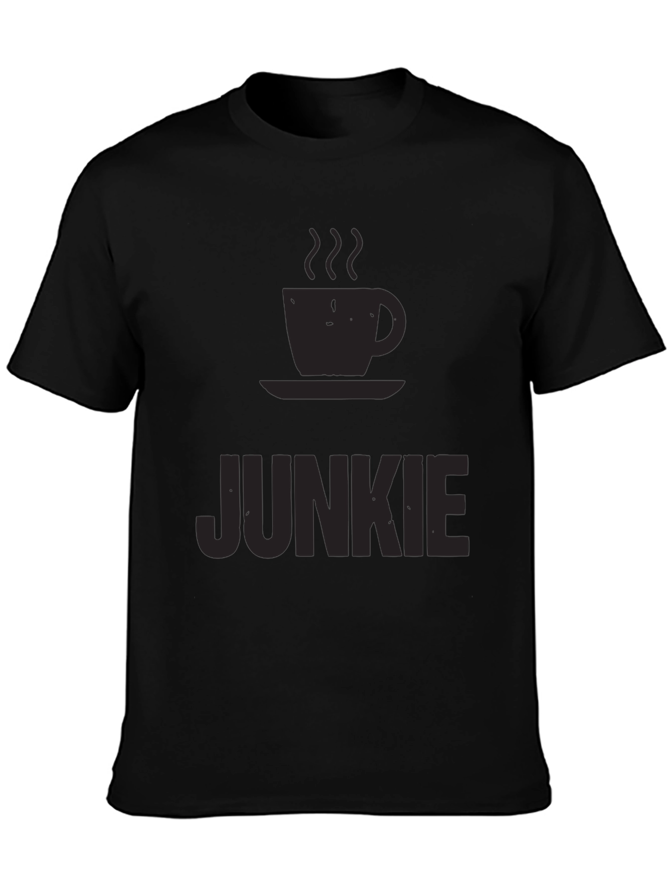 Coffee Junkie Black T-Shirt