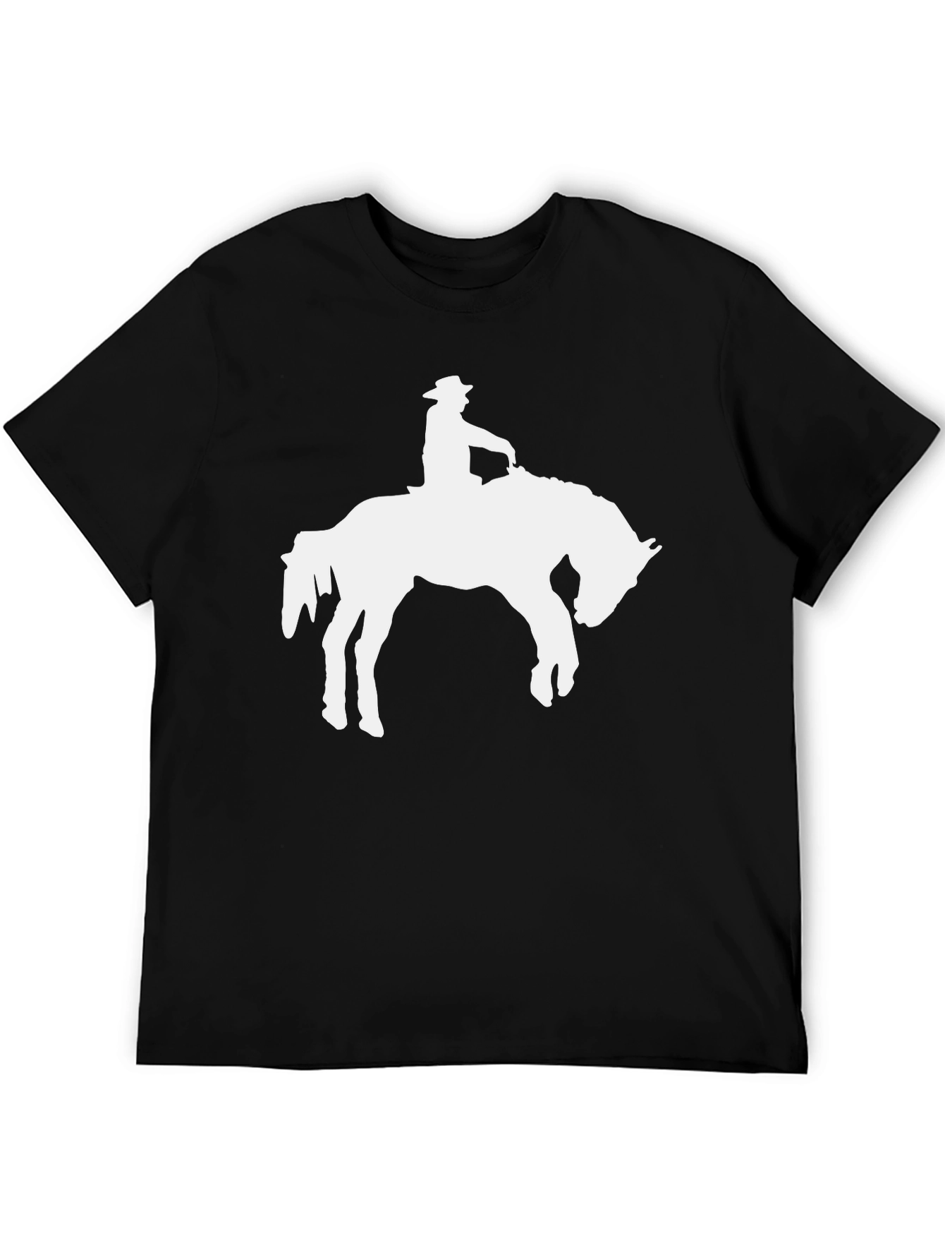 Cowboy Horse Silhouette T-Shirt - Graphic Tee