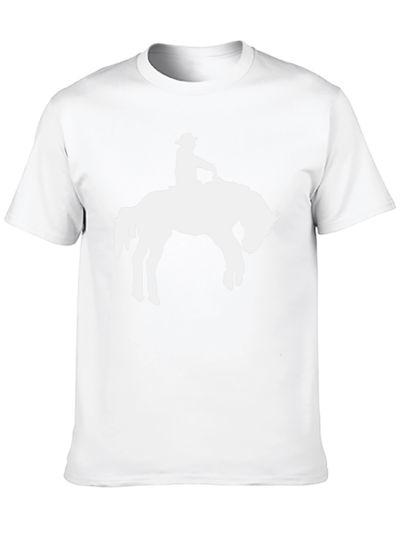 Cowboy Horse Silhouette T-Shirt - Graphic Tee