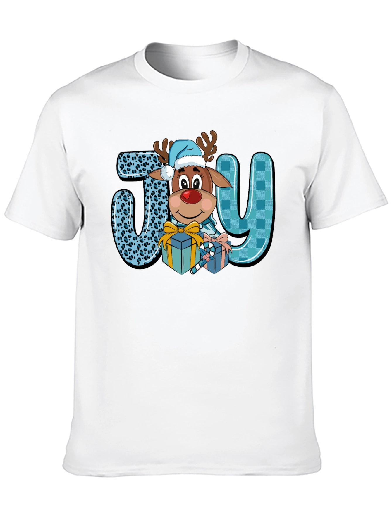 Holiday JOY Reindeer Graphic Tee