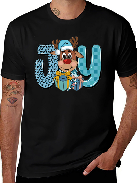 Holiday JOY Reindeer Graphic Tee