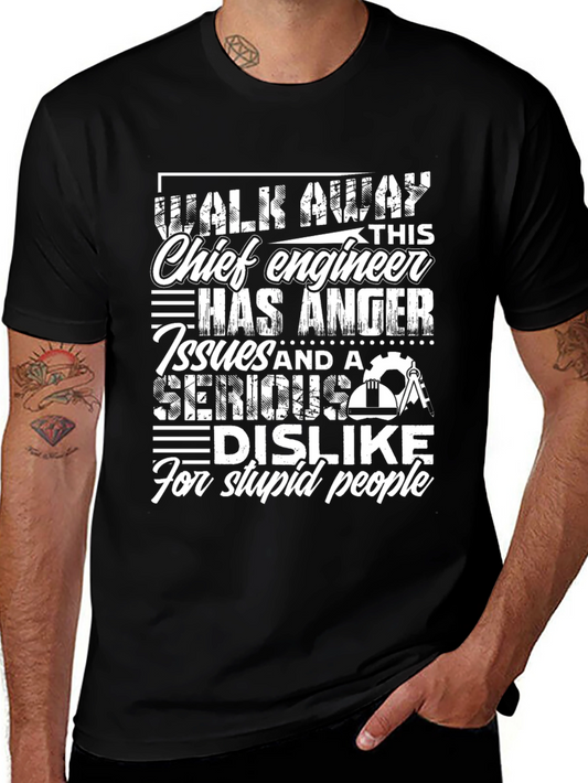 Chief Engineer Anger Issues Graphic Tee
