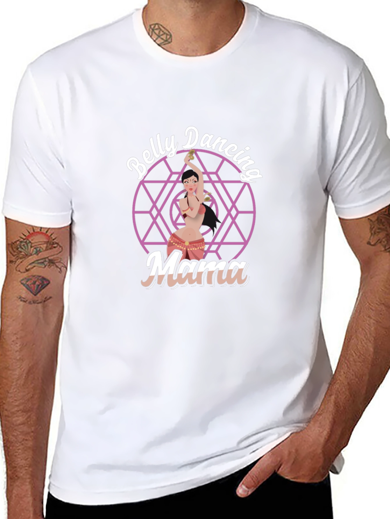 Belly Dancing Mama Graphic T-Shirt