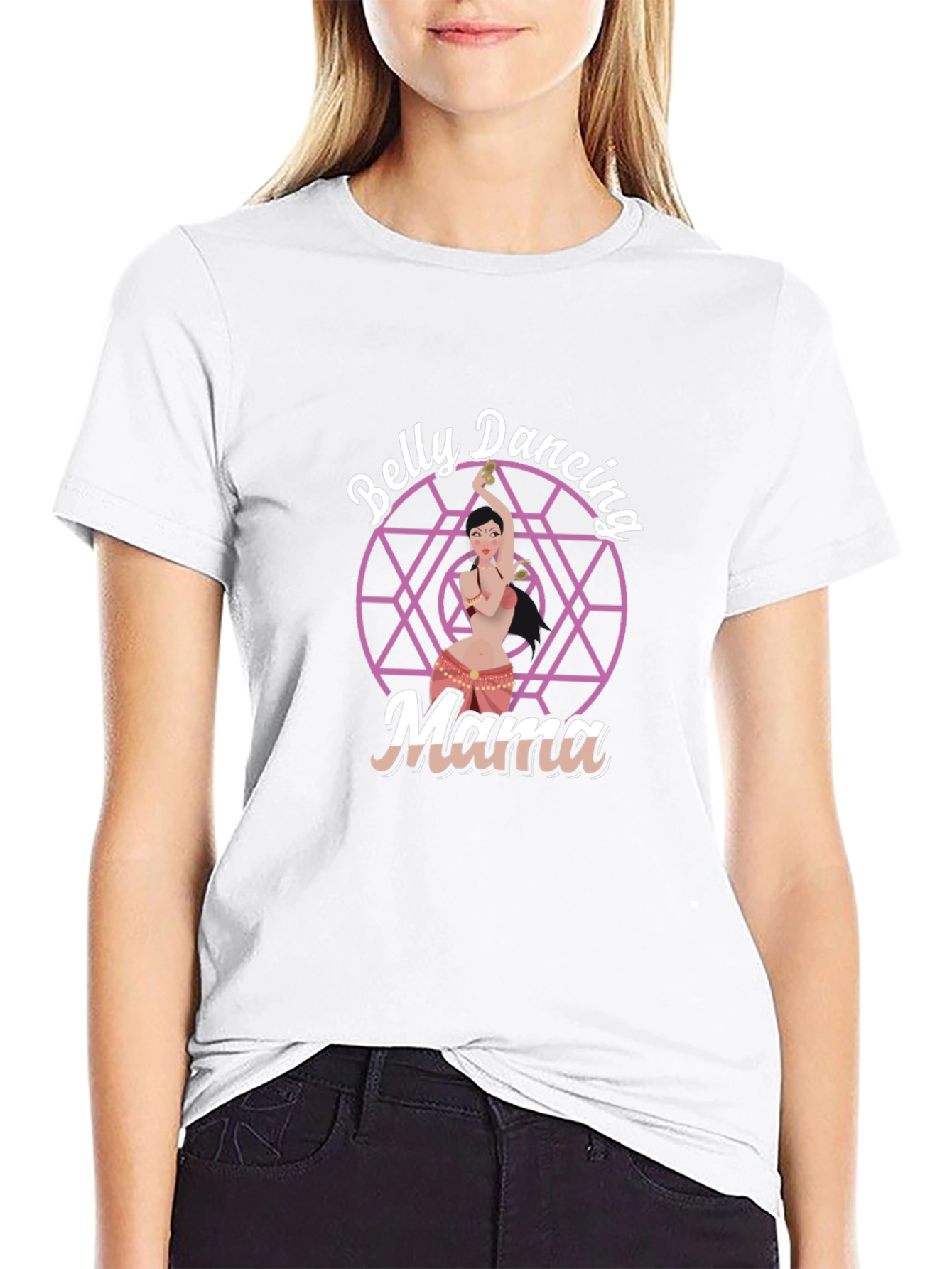 Belly Dancing Mama Graphic T-Shirt