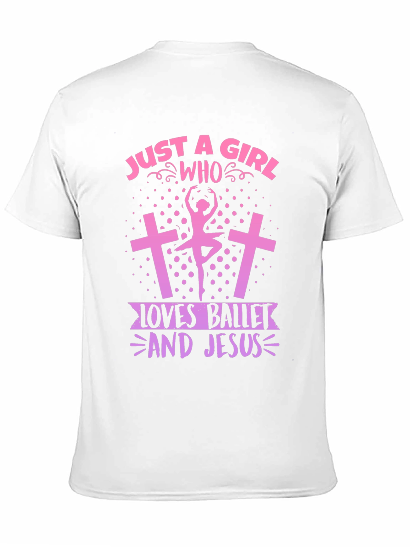 Ballet & Jesus Girl T-Shirt - Christian Ballerina Tee
