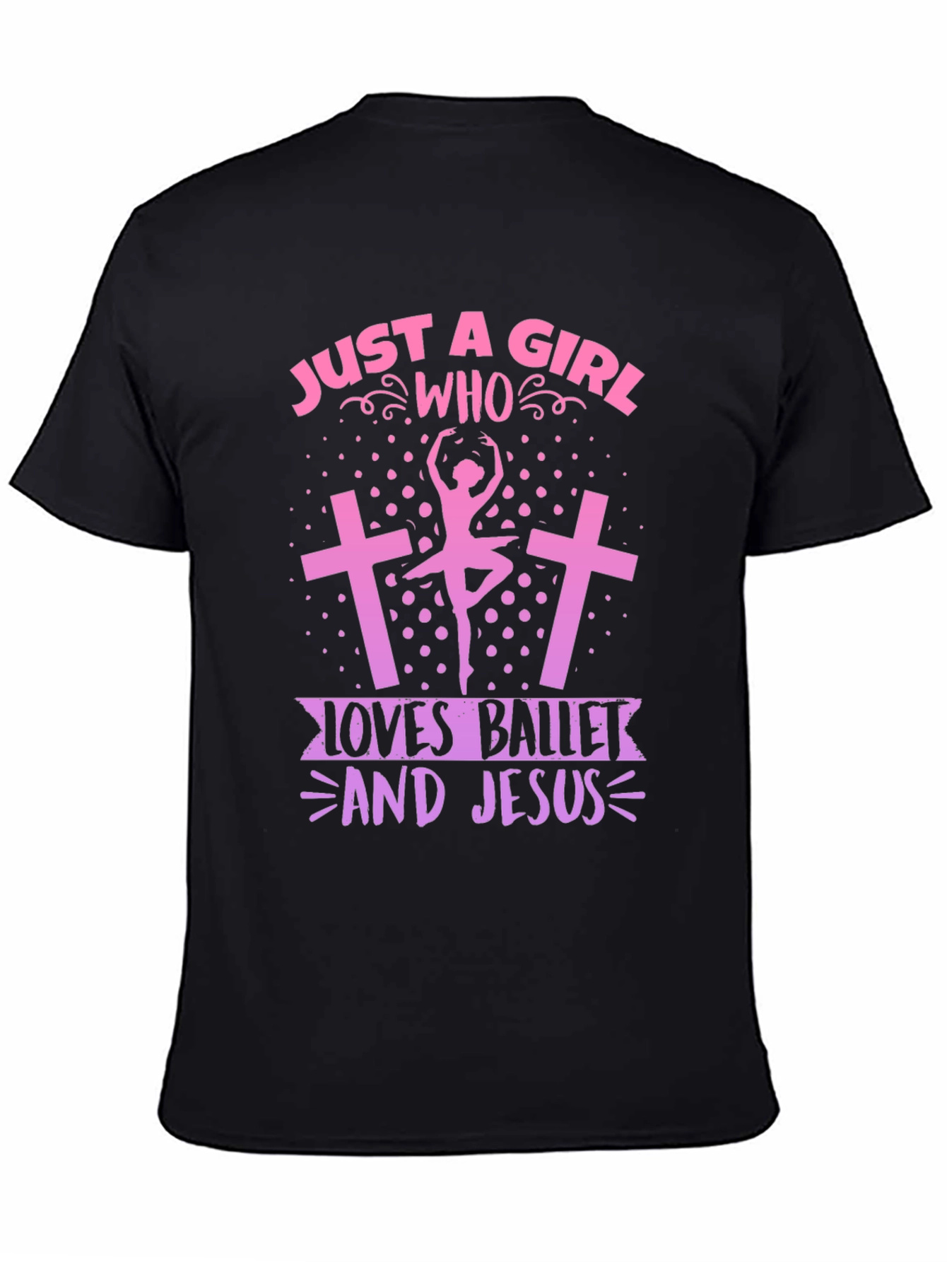 Ballet & Jesus Girl T-Shirt - Christian Ballerina Tee