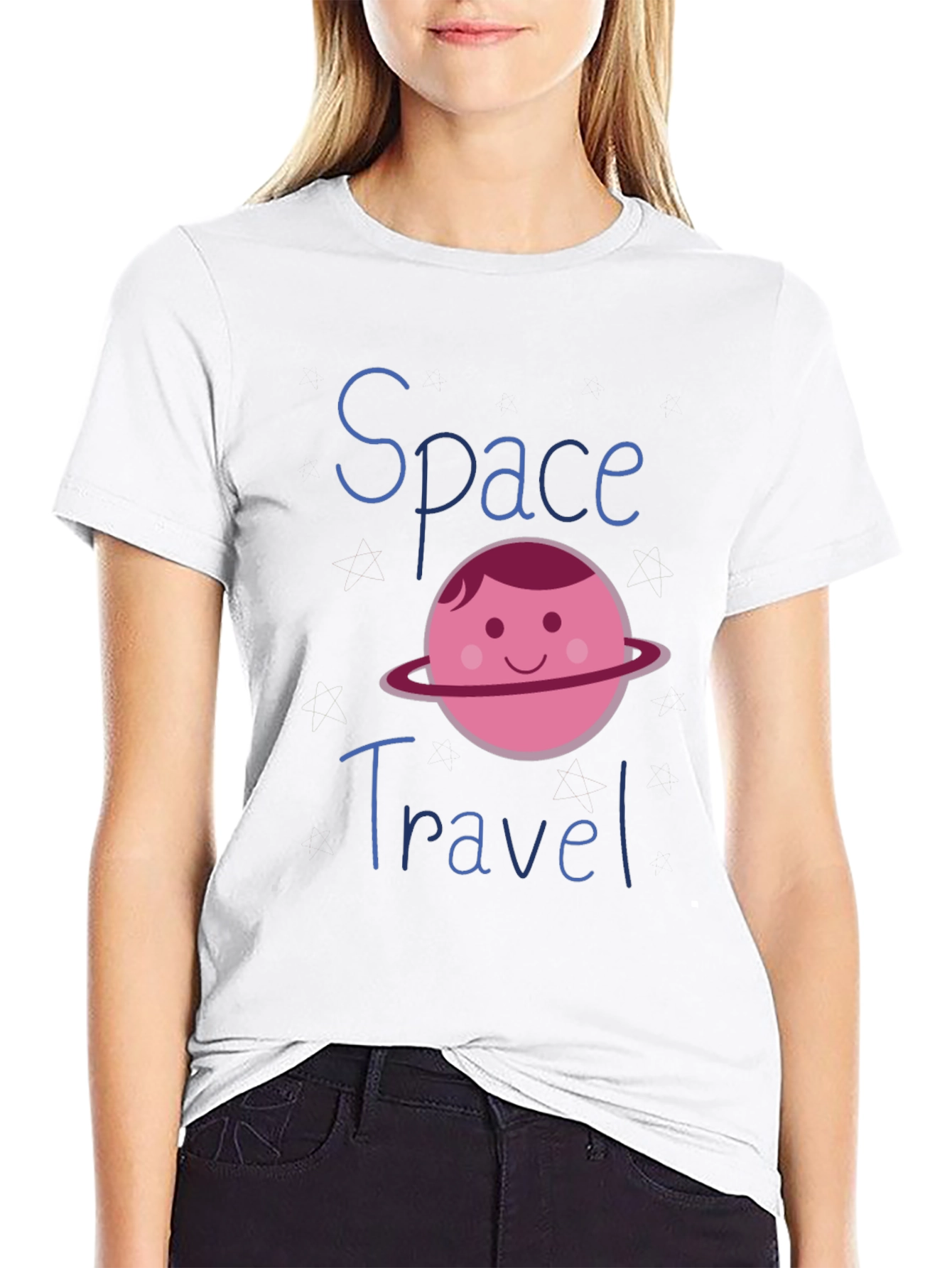 Space Travel Graphic T-Shirt