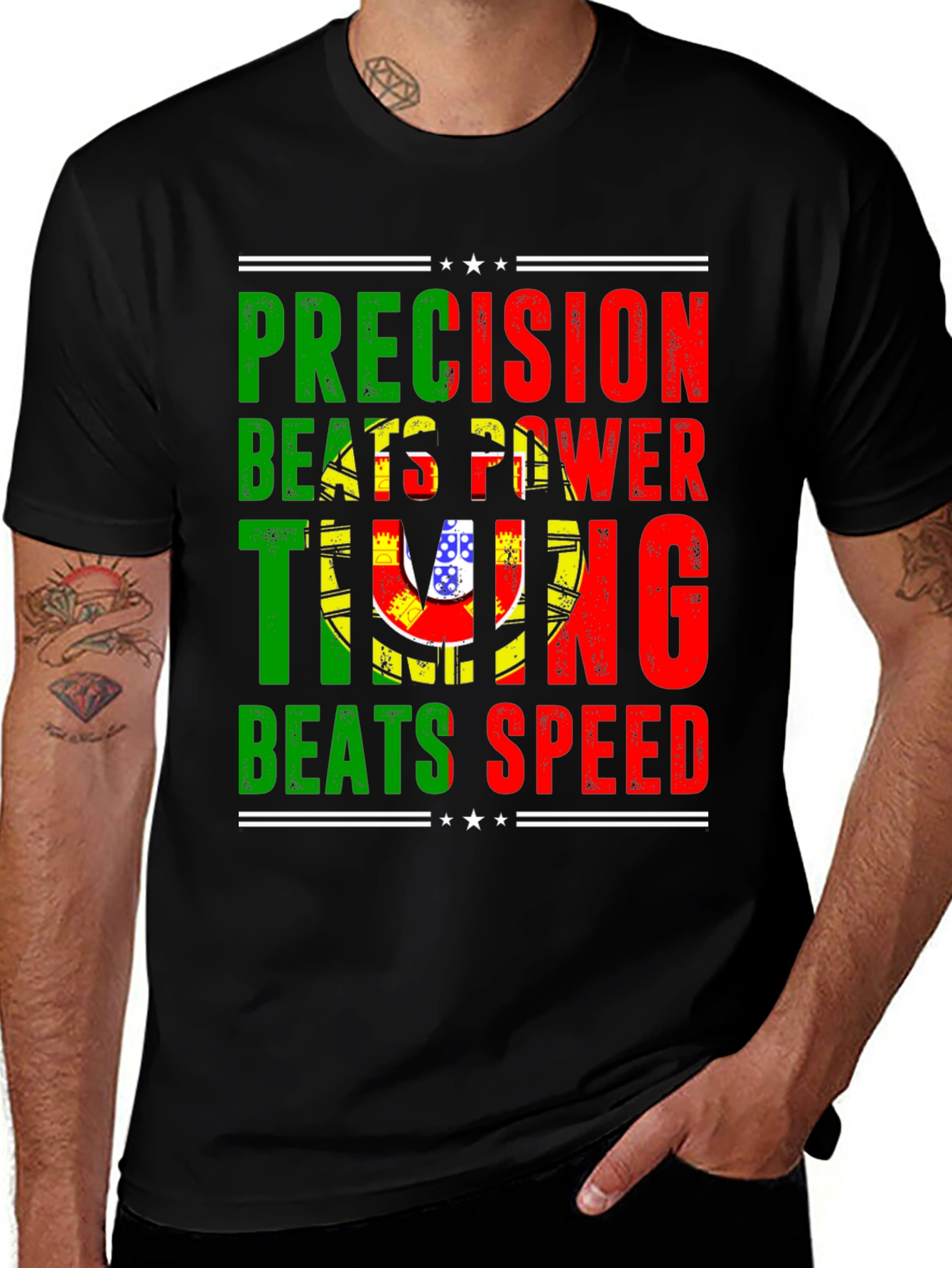 Precision Beats Power Timing Beats Speed T-Shirt