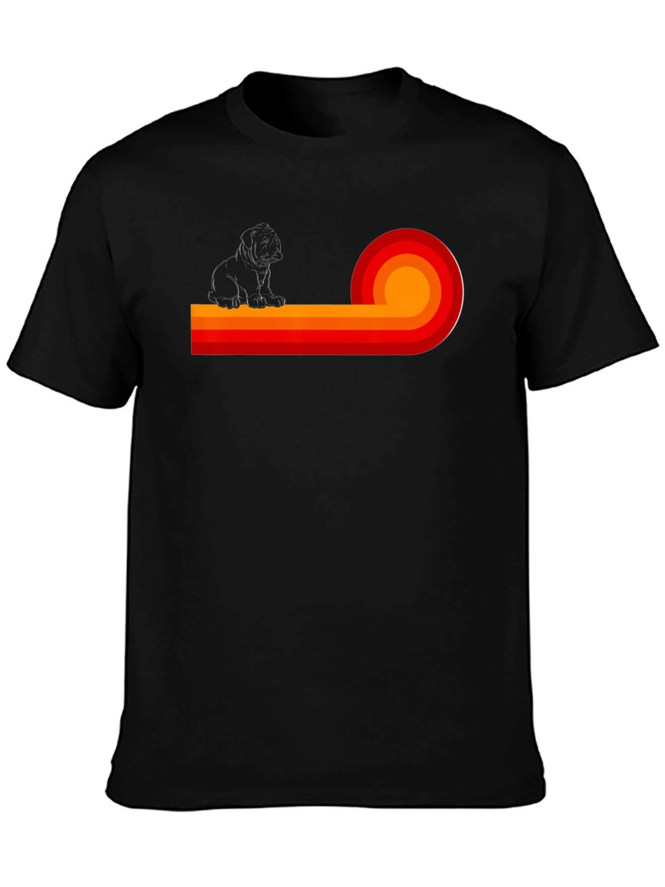 Retro Dog Graphic Tee - Stylish Comfort
