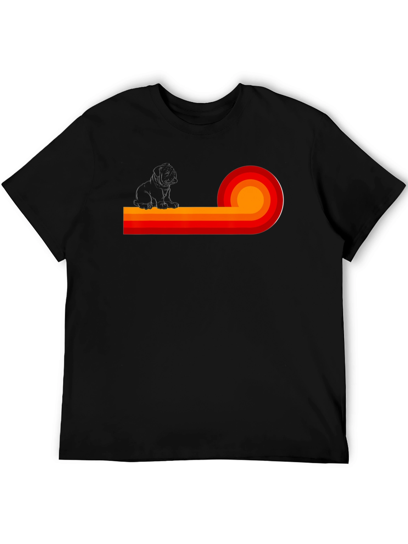 Retro Dog Graphic Tee - Stylish Comfort