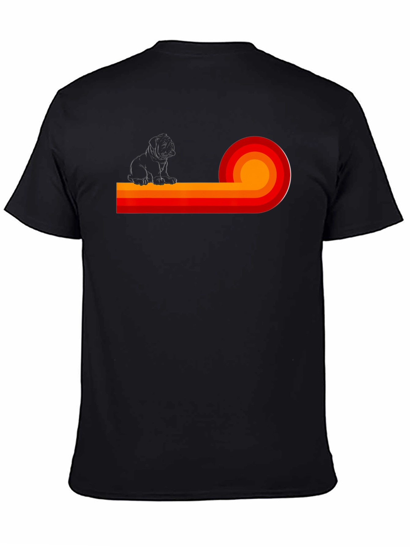 Retro Dog Graphic Tee - Stylish Comfort