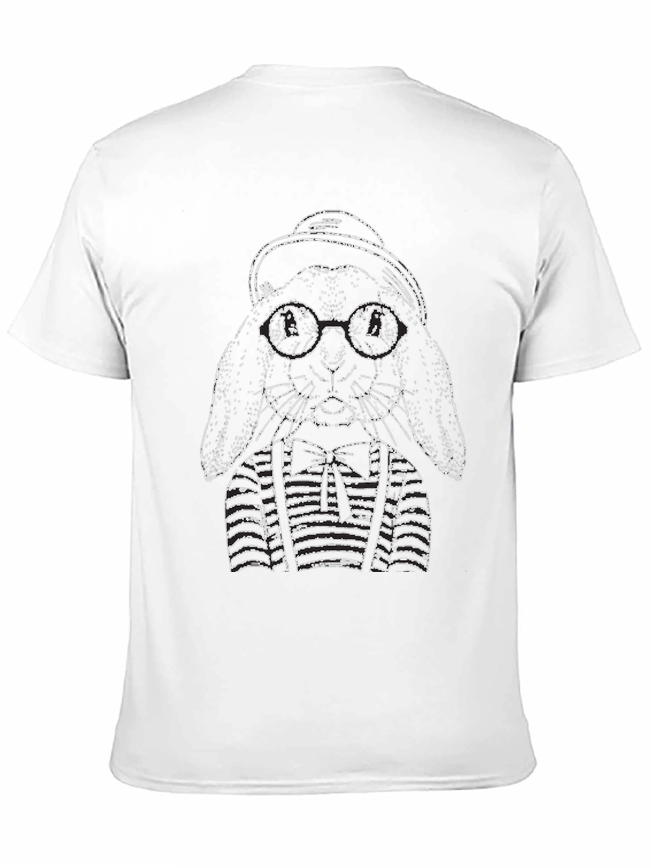 Rabbit with Hat and Glasses T-Shirt