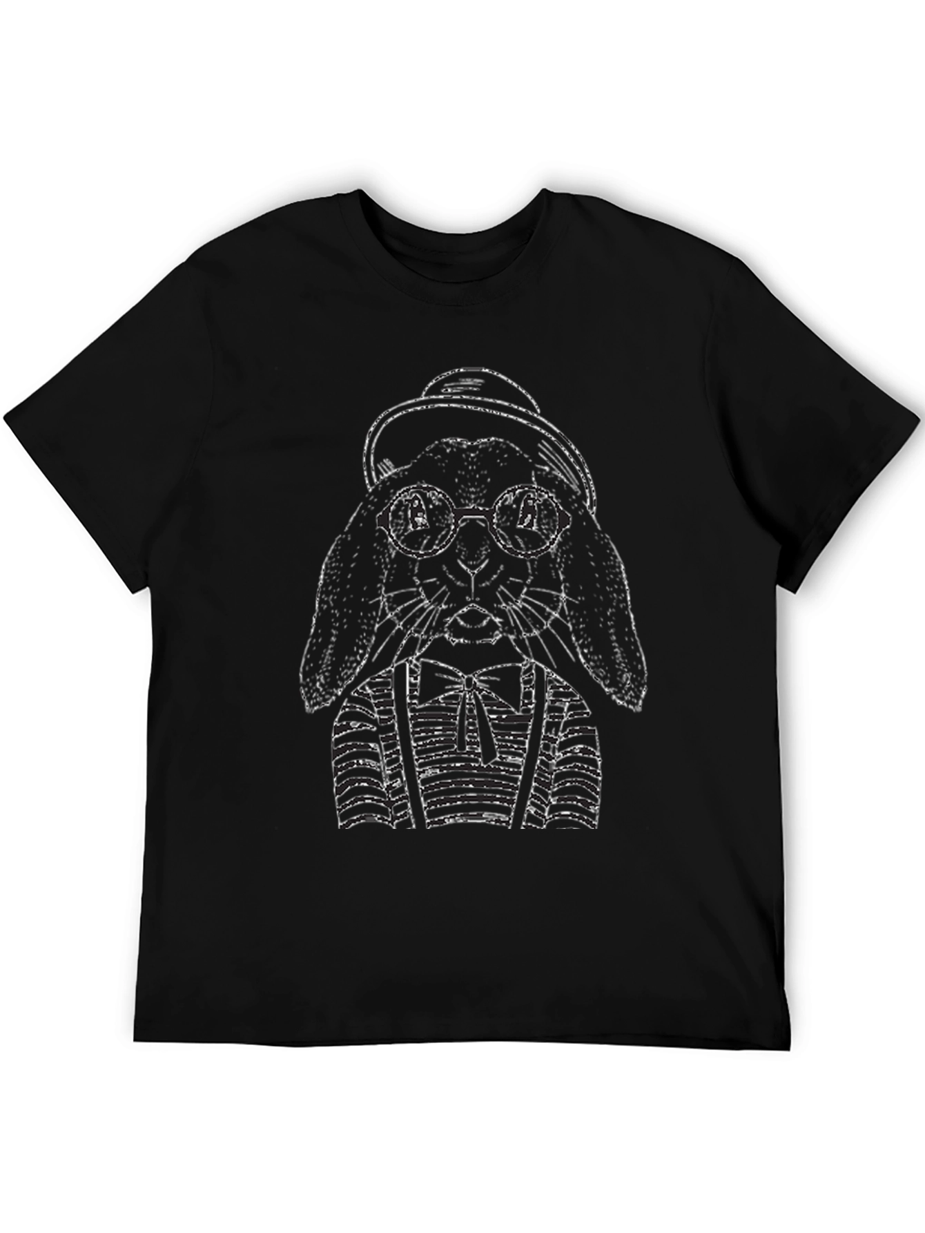 Rabbit with Hat and Glasses T-Shirt