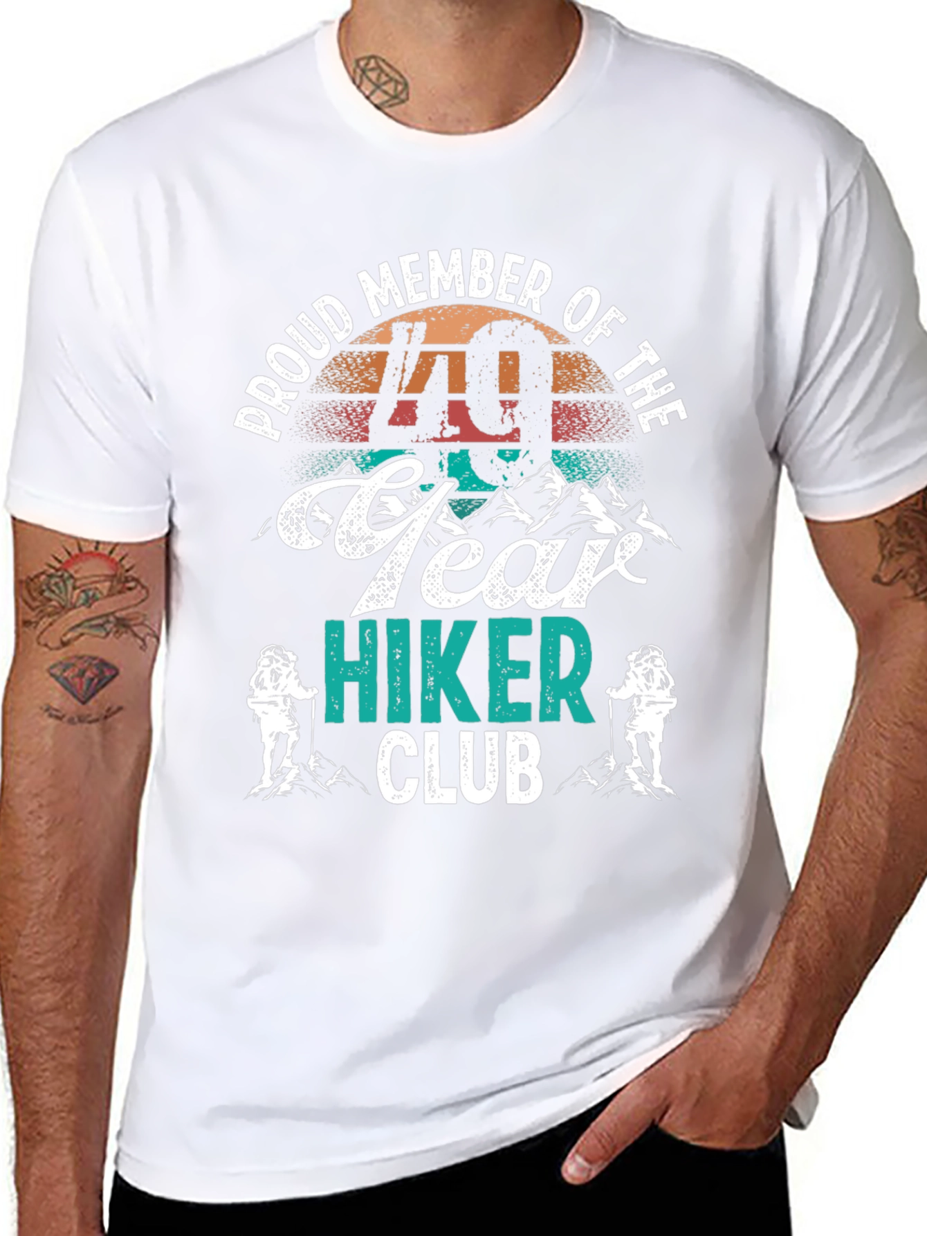 Proud 49 Year Hiker Club T-Shirt