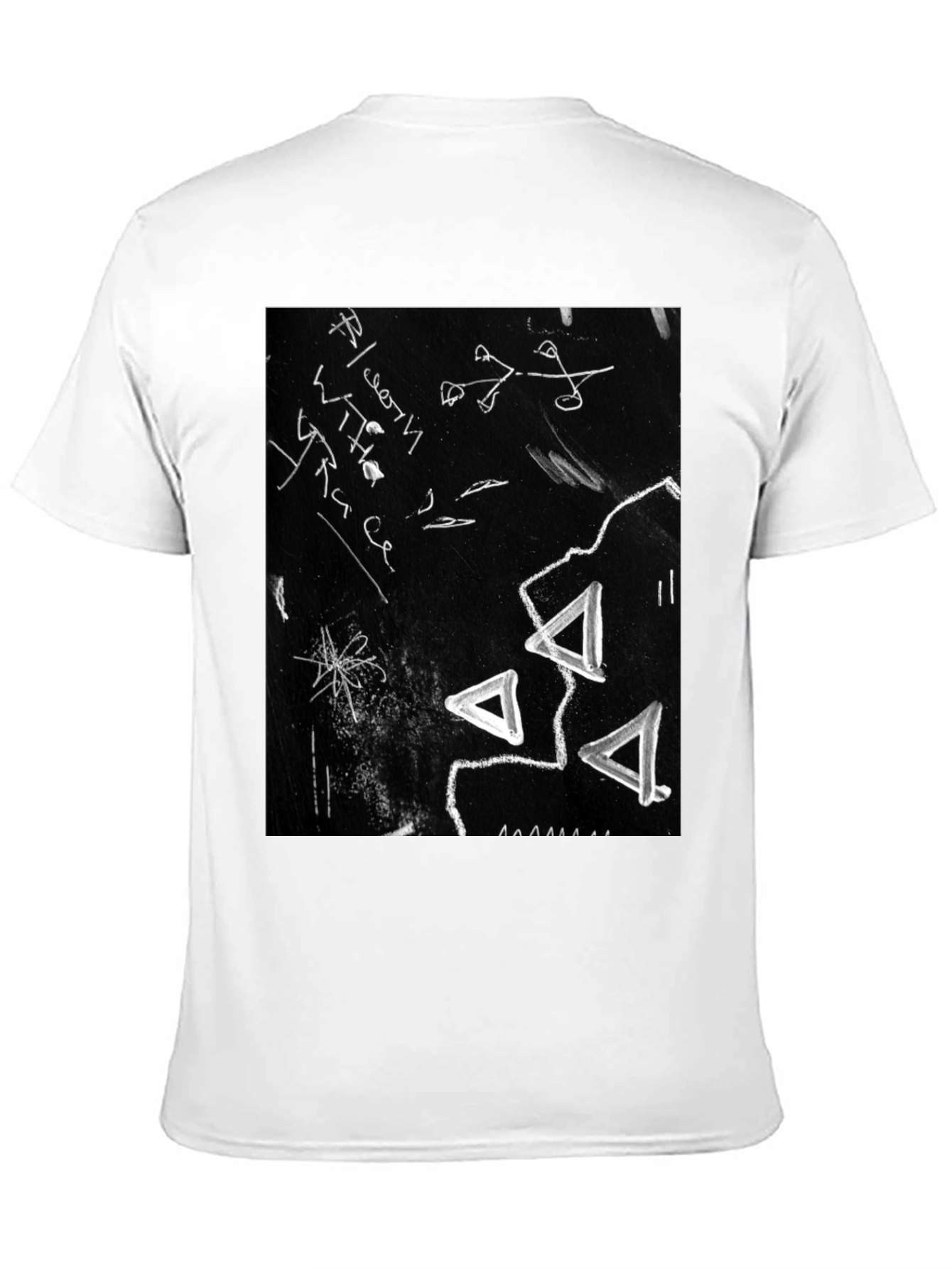Abstract Black Graphic Tee