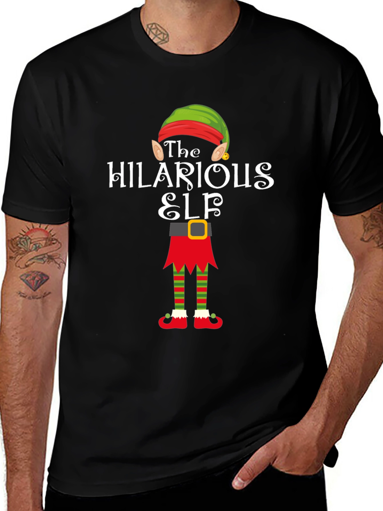Hilarious Elf Christmas T-Shirt Holiday Apparel