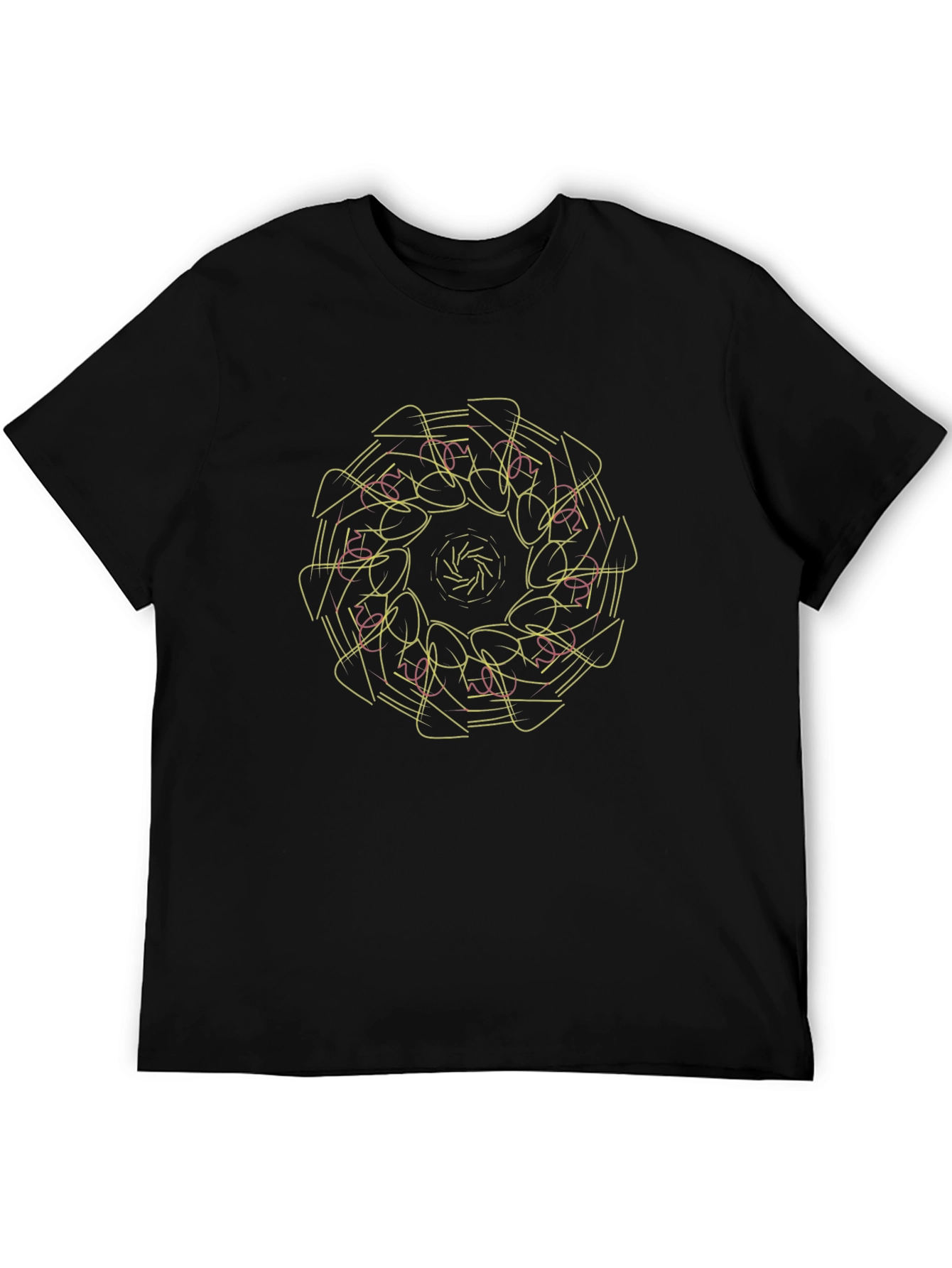 Abstract Geometric Graphic Print T-Shirt