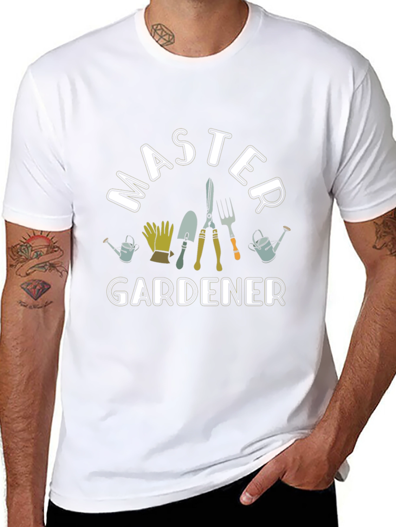 Master Gardener T-Shirt - Gardening Tools Design