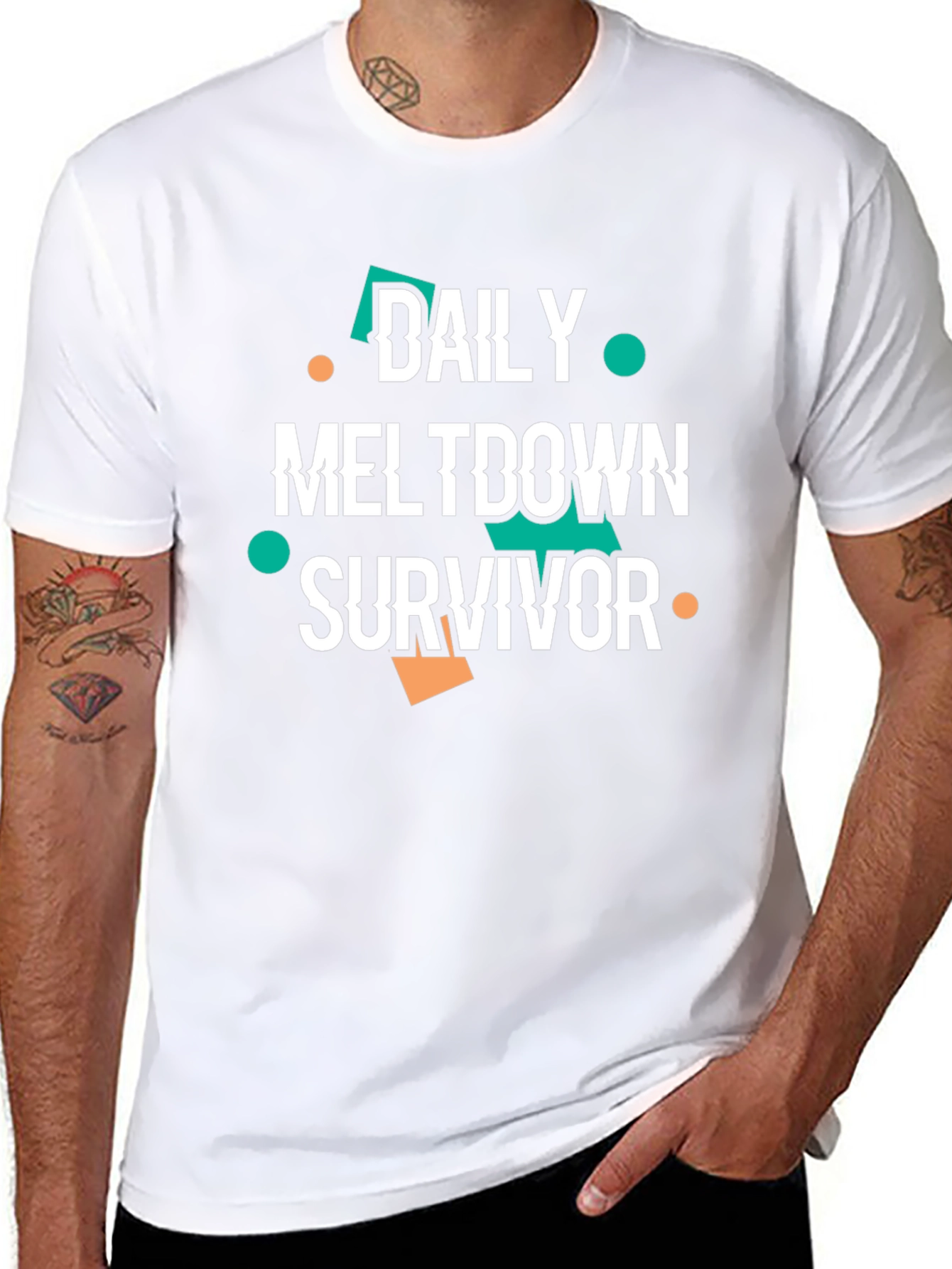 Daily Meltdown Survivor Graphic Tee