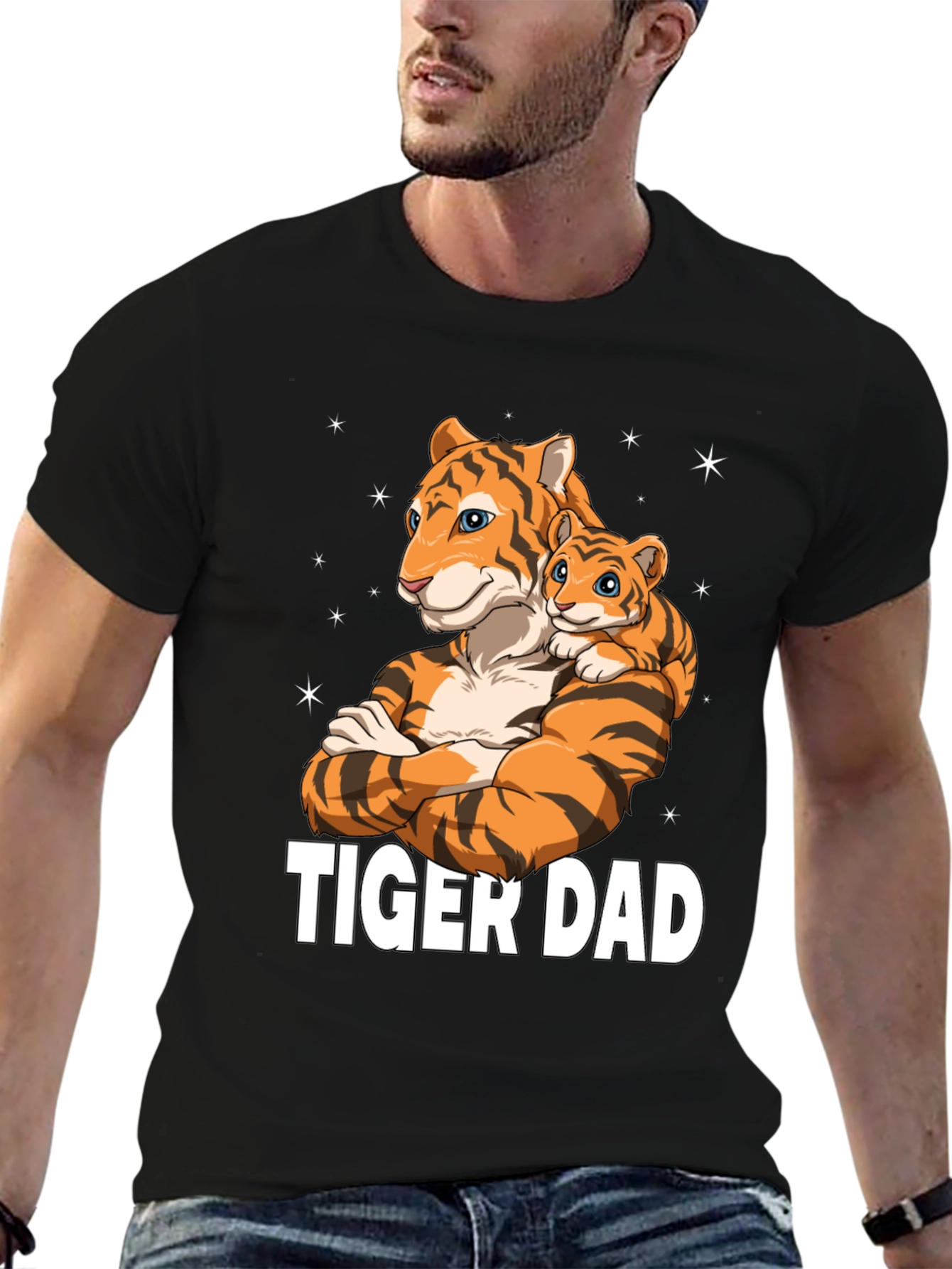 Tiger Dad Graphic Tee - Fathers Day Gift