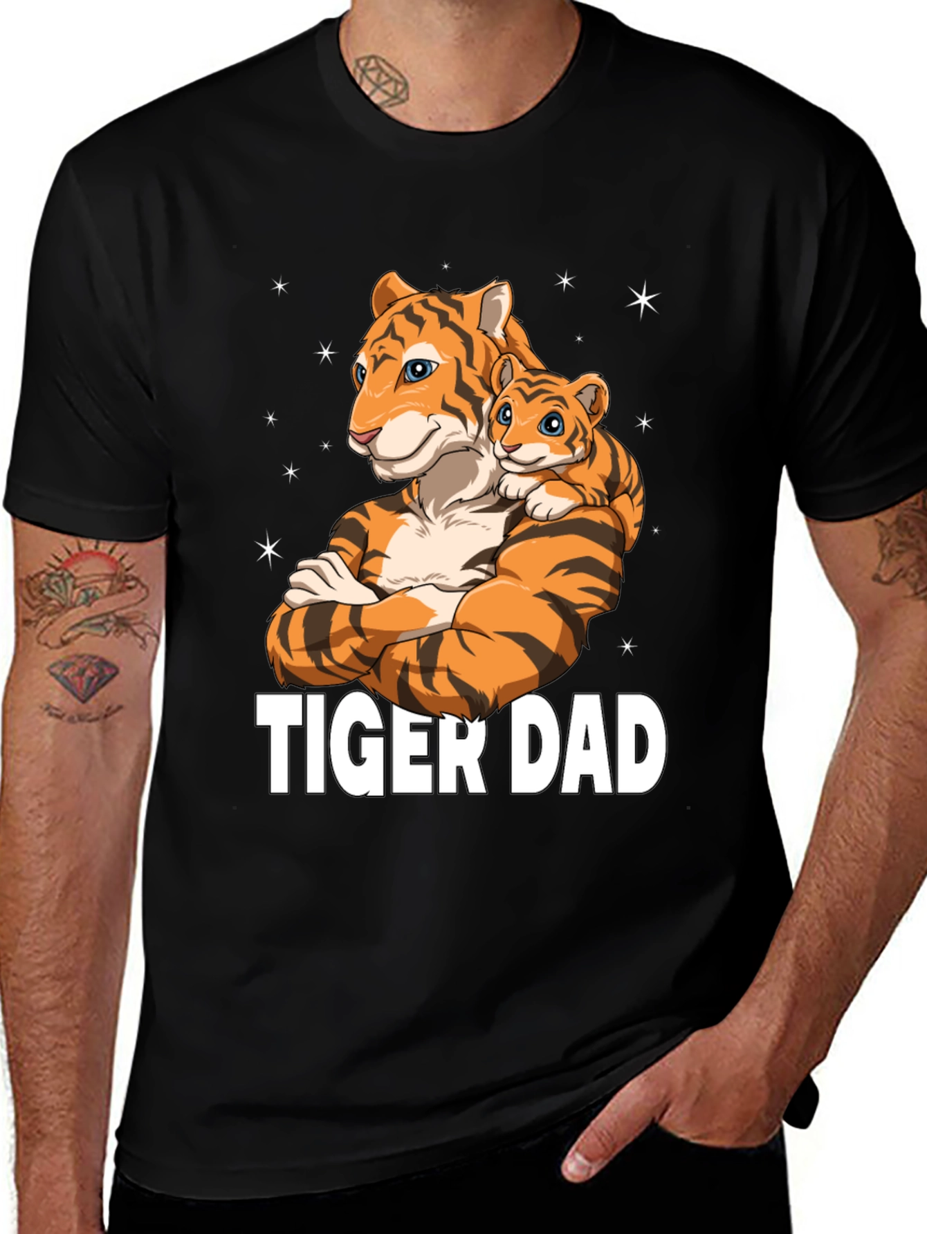 Tiger Dad Graphic Tee - Fathers Day Gift