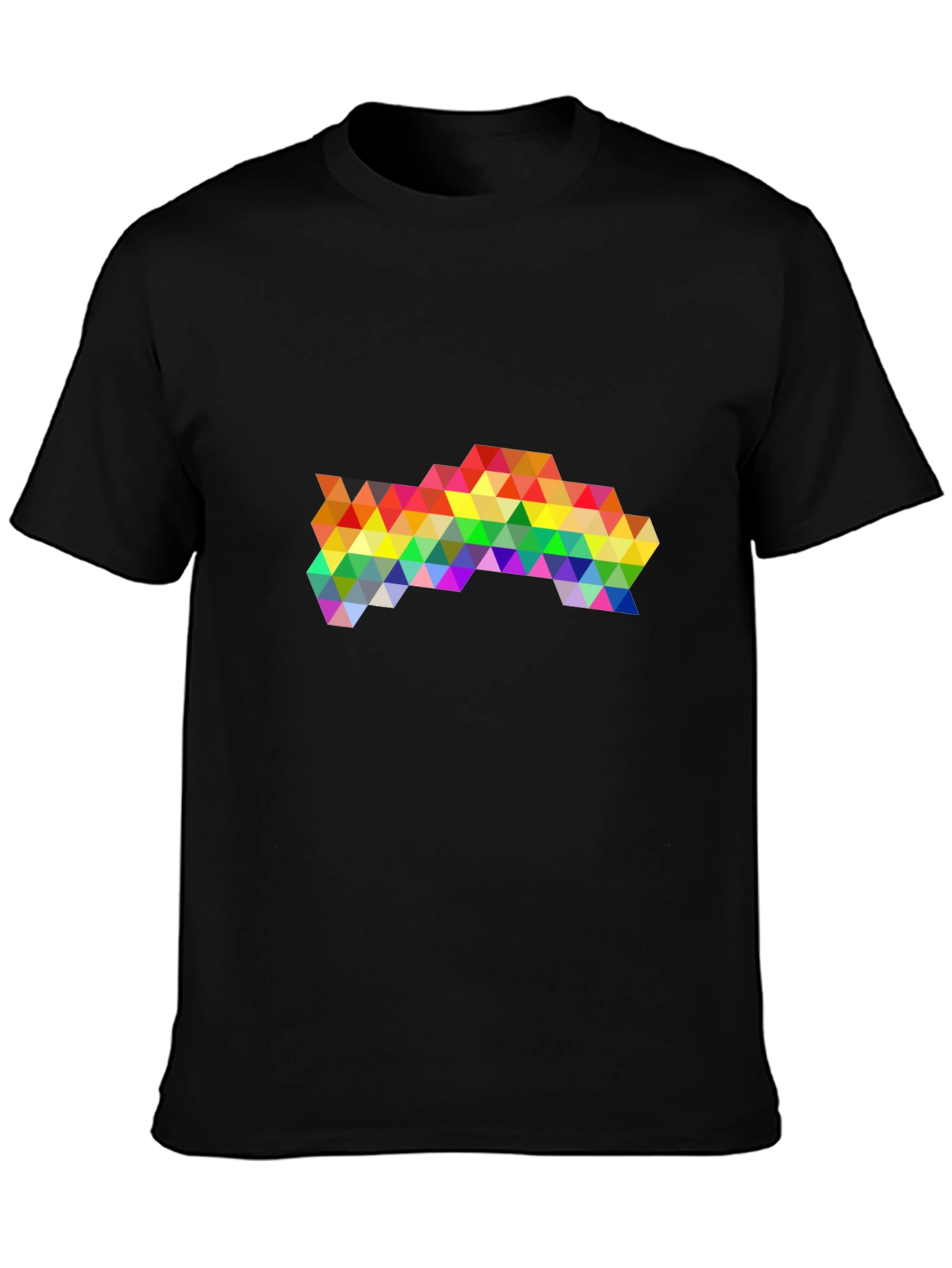Geometric Rainbow Triangle T-Shirt