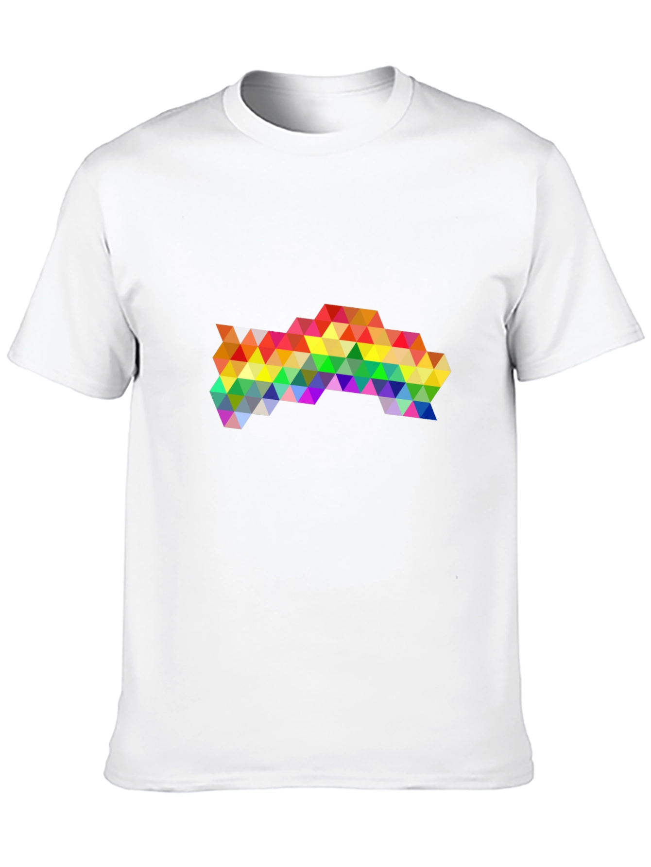 Geometric Rainbow Triangle T-Shirt