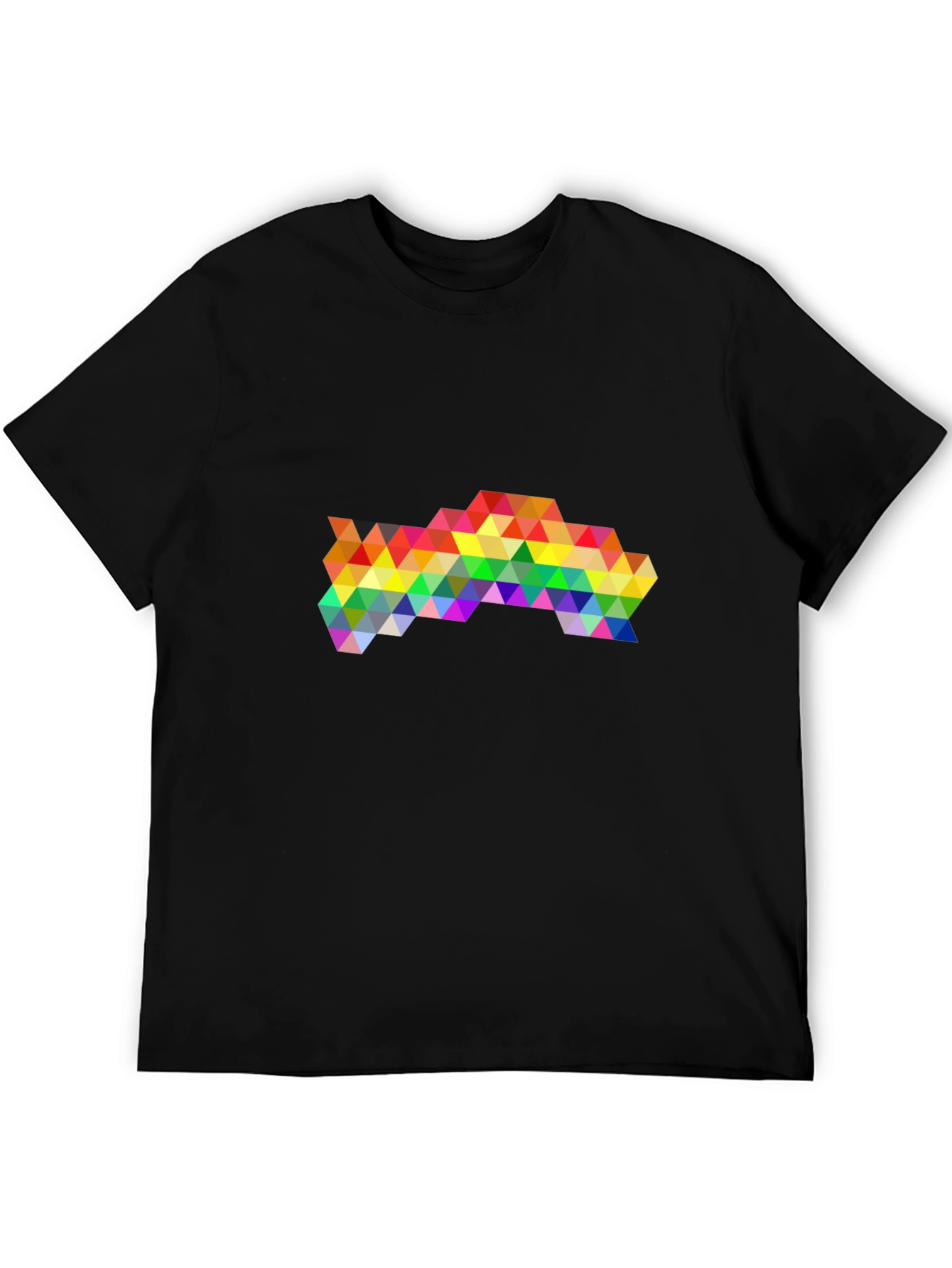 Geometric Rainbow Triangle T-Shirt