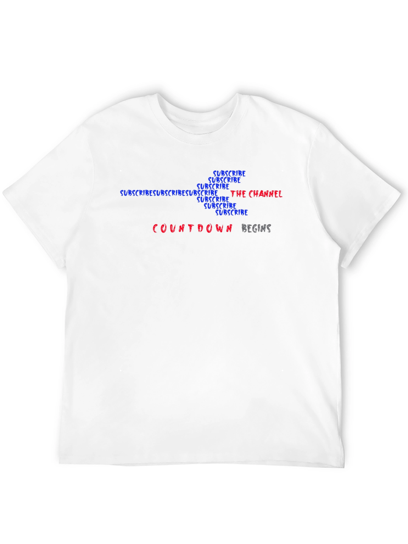 Subscribe Channel Graphic Black T-Shirt