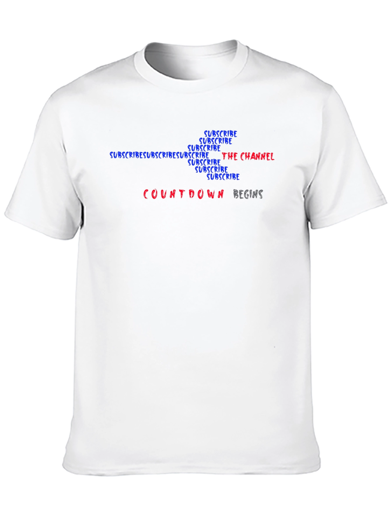Subscribe Channel Graphic Black T-Shirt