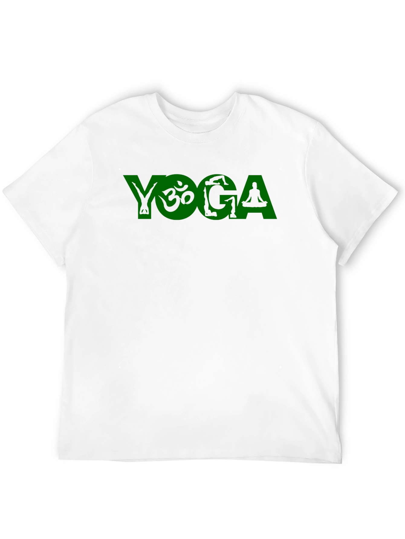 Yoga Graphic T-Shirt - Black Cotton Blend
