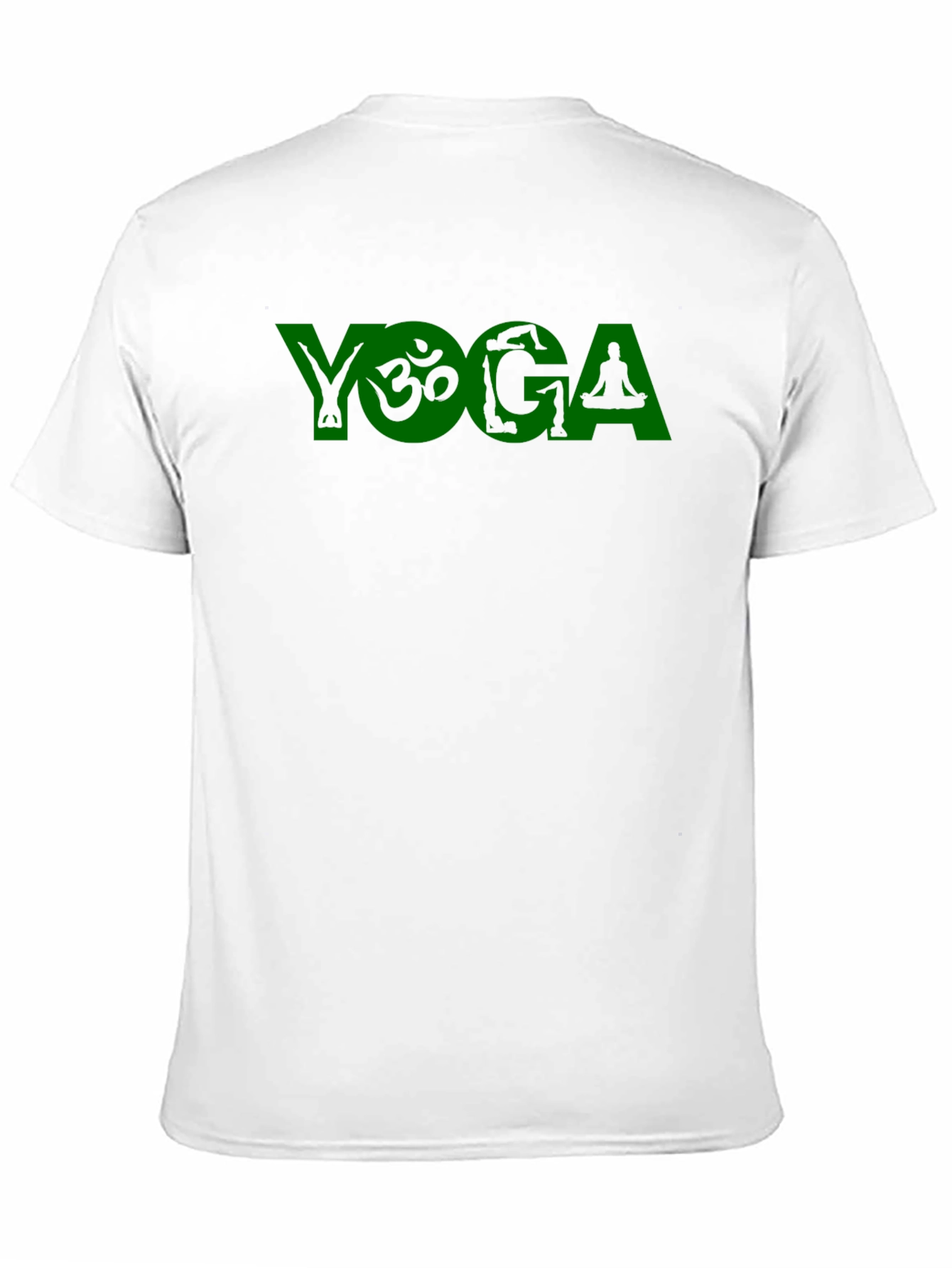 Yoga Graphic T-Shirt - Black Cotton Blend