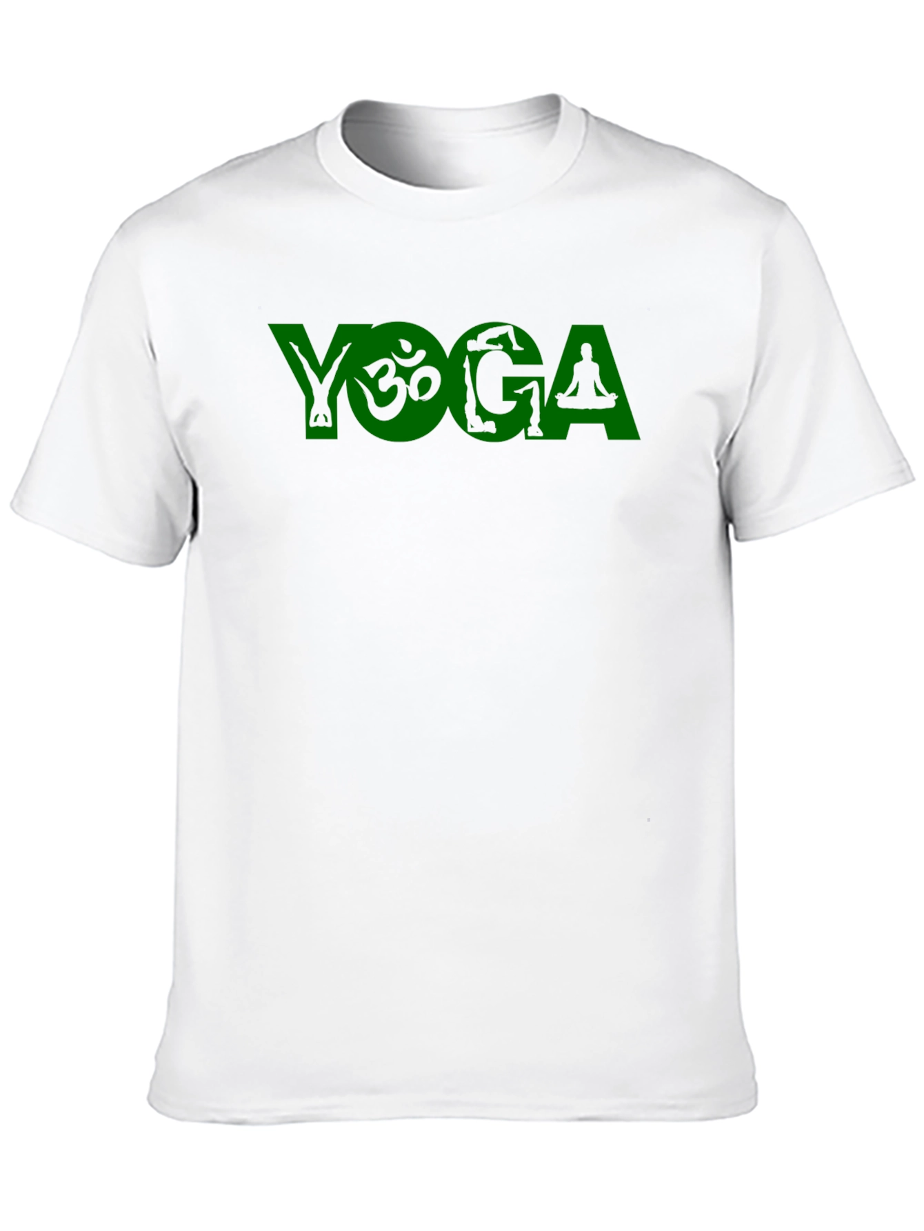 Yoga Graphic T-Shirt - Black Cotton Blend