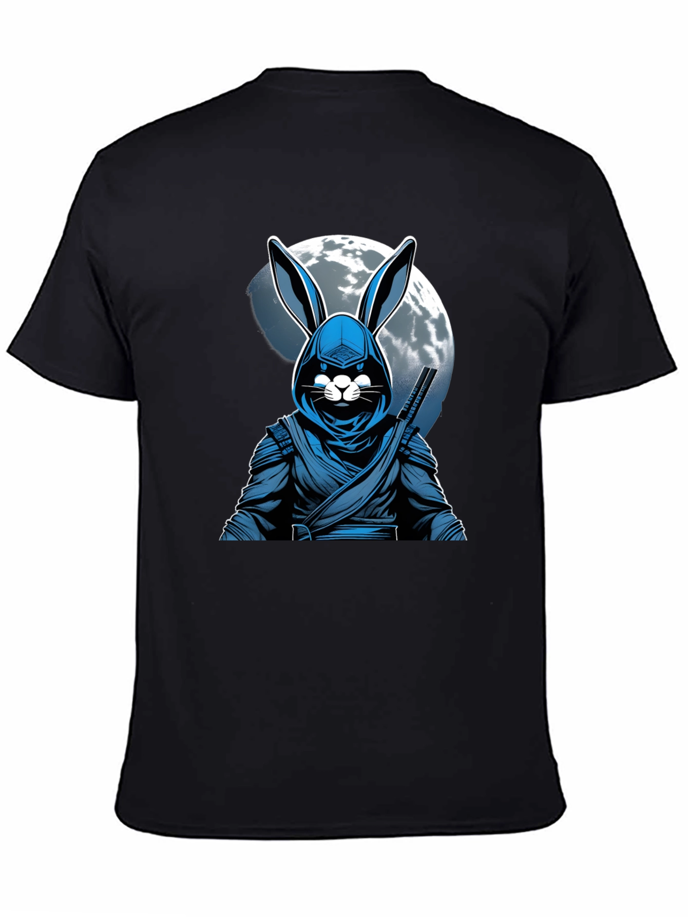 Ninja Rabbit Moon T-Shirt - Unique Graphic Tee