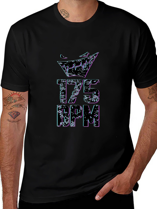 175 BPM Graphic T-Shirt - Rave EDM Music Tee