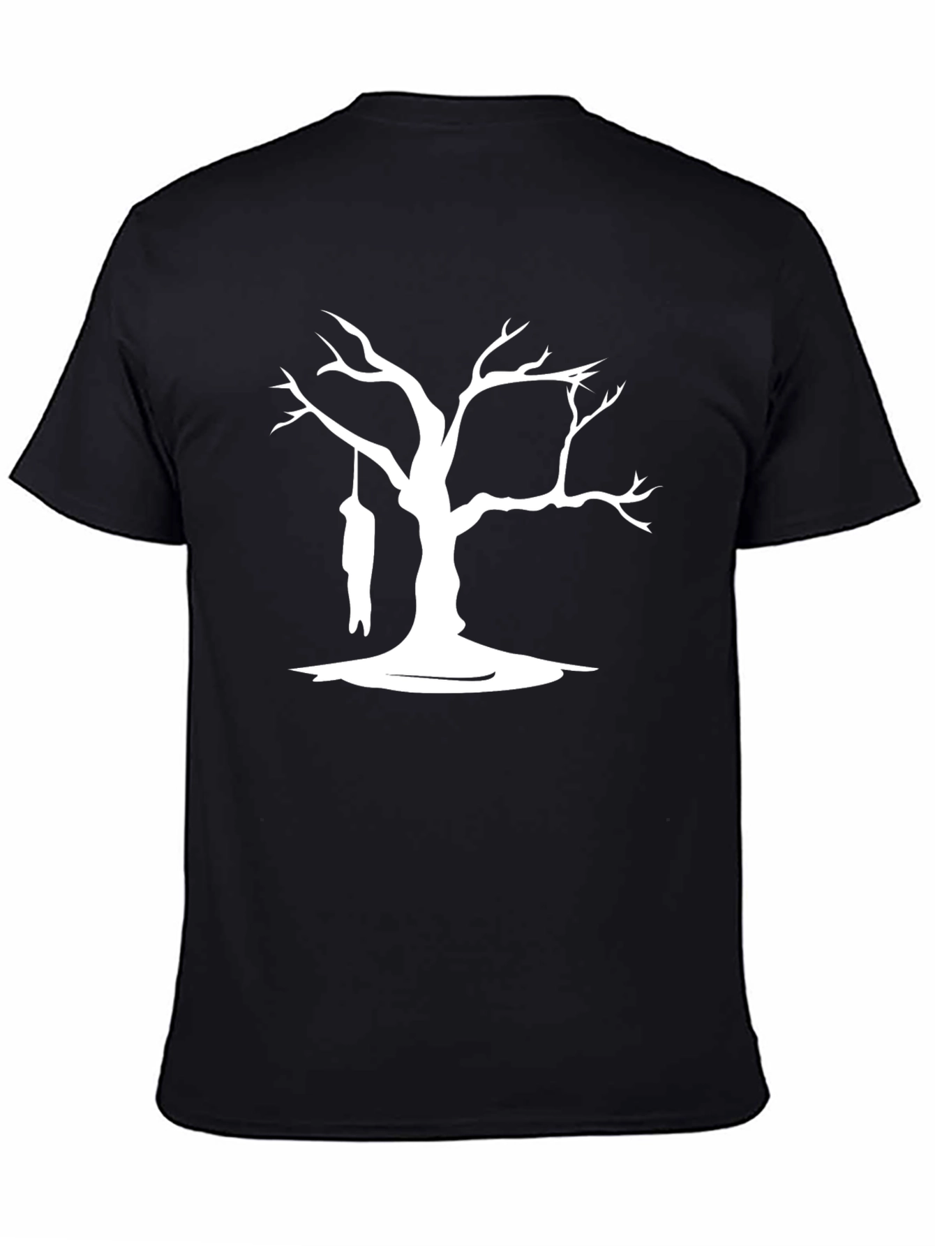 Spooky Tree Graphic Tee - Dark Humor T-Shirt