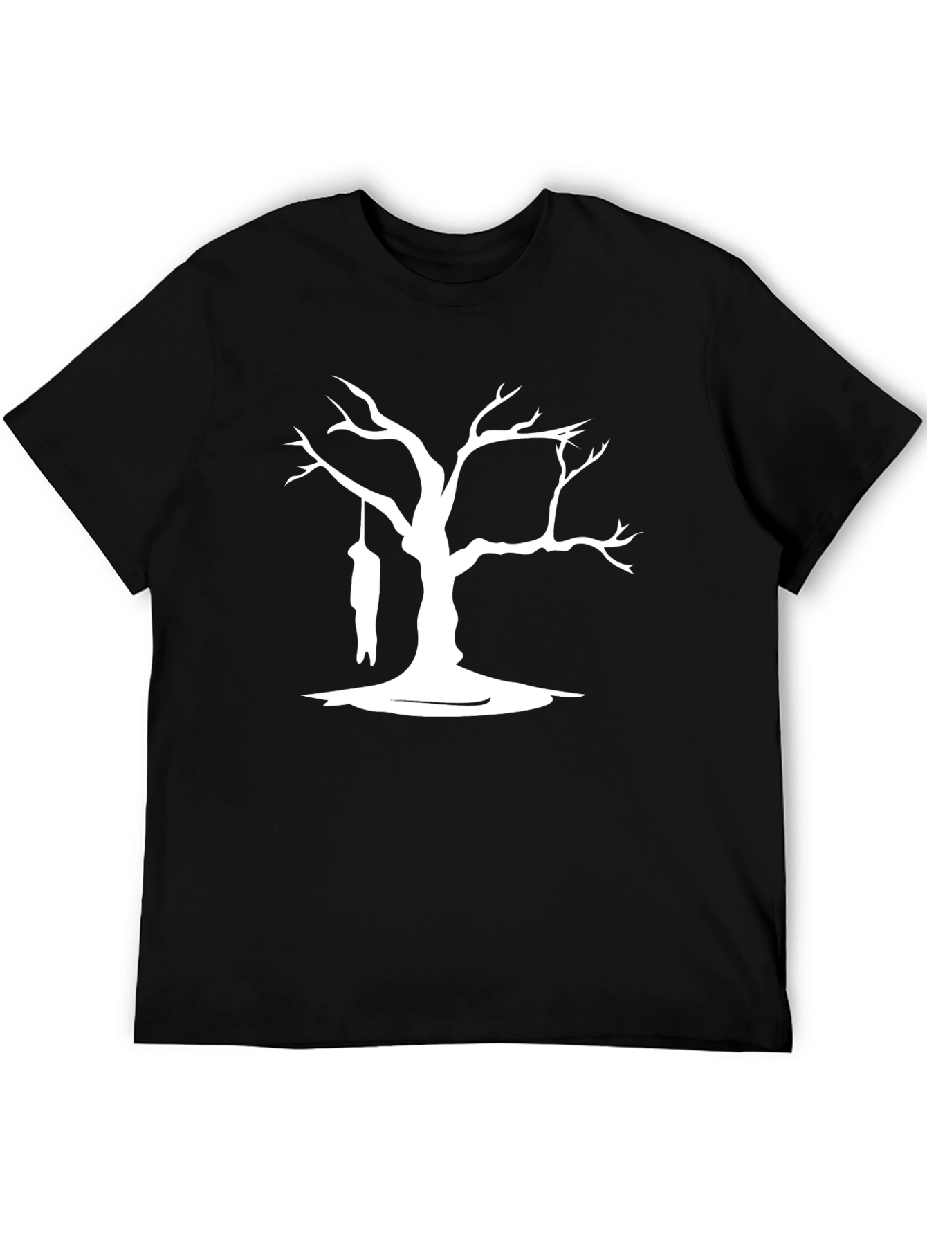 Spooky Tree Graphic Tee - Dark Humor T-Shirt