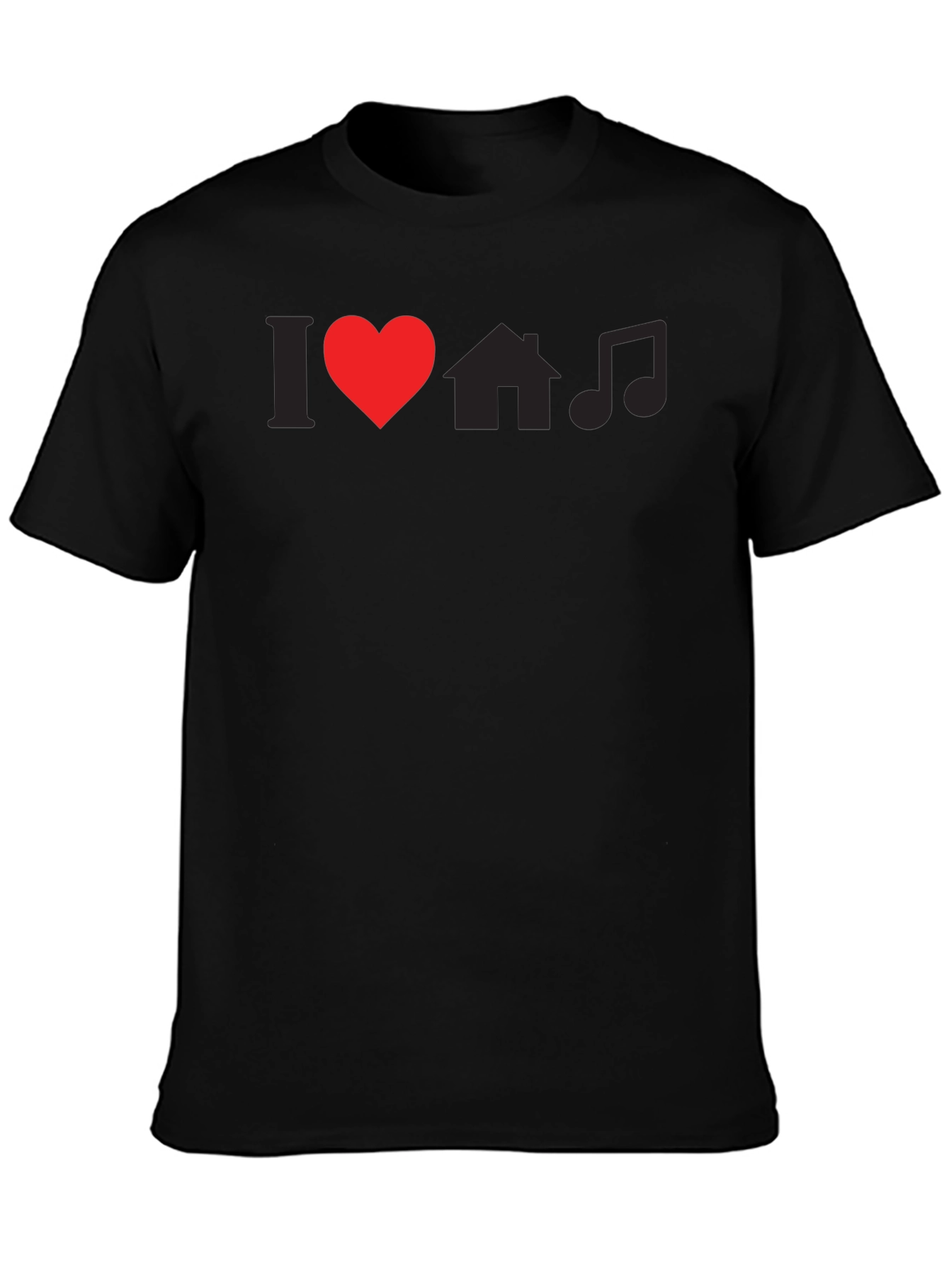 I Love House Music Graphic T-Shirt