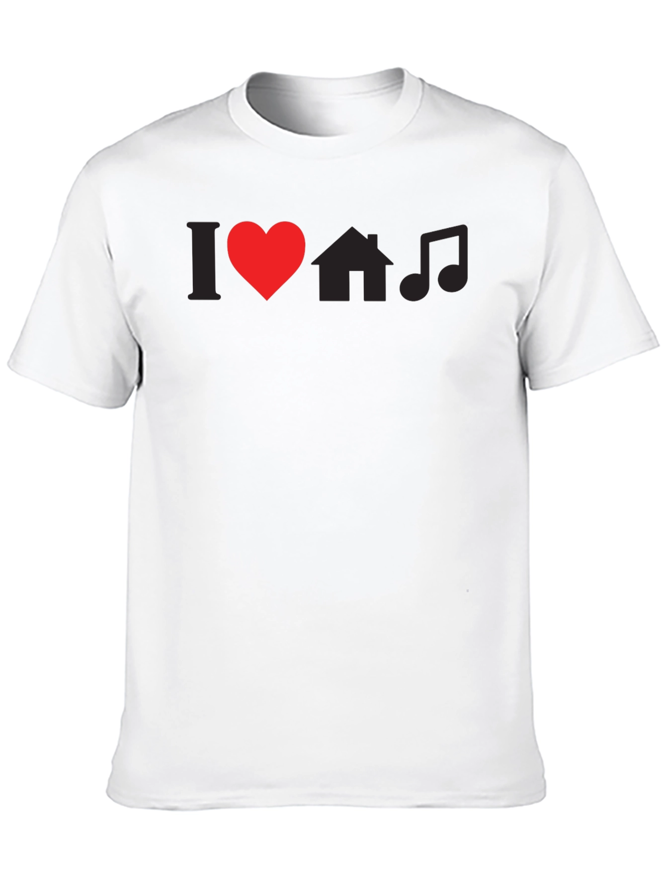 I Love House Music Graphic T-Shirt