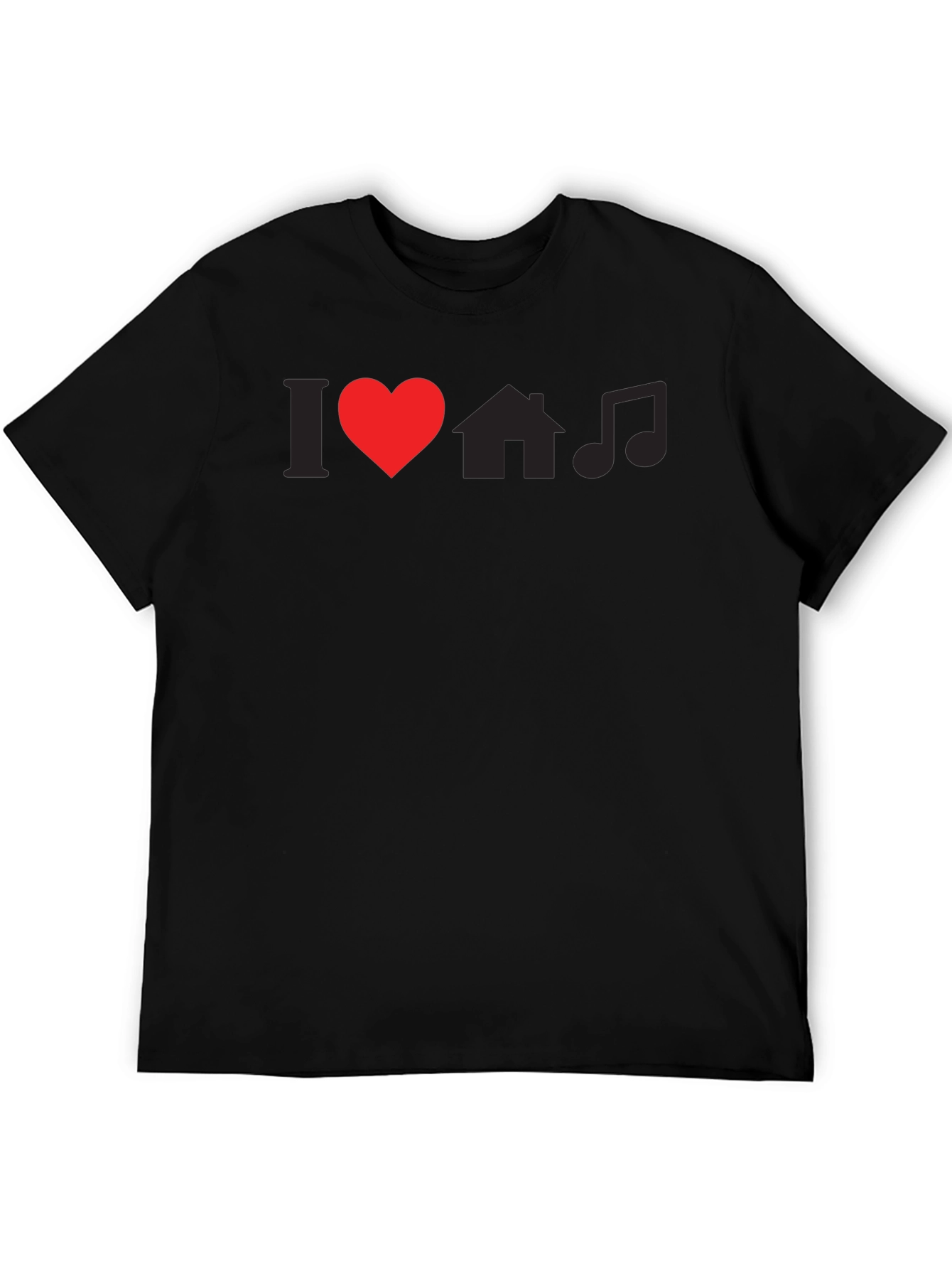 I Love House Music Graphic T-Shirt