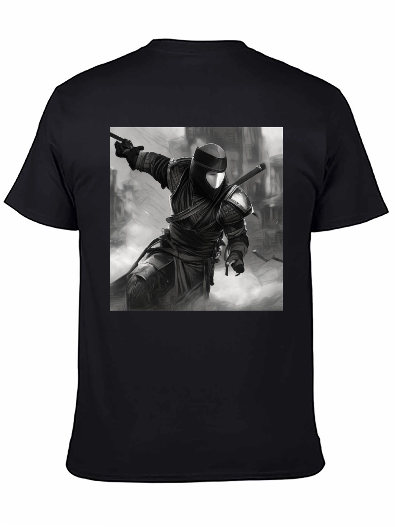 Ninja Warrior Graphic Tee - Black