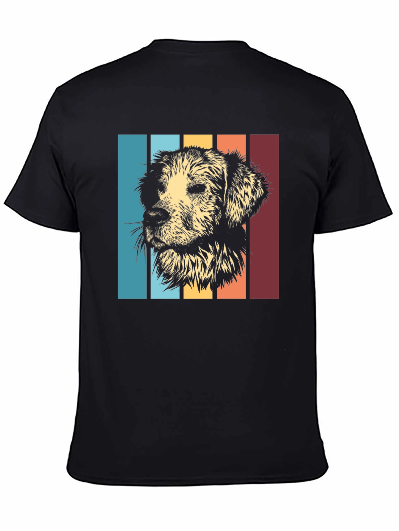 Retro Golden Retriever T-Shirt – Vintage Dog Lover Graphic Tee