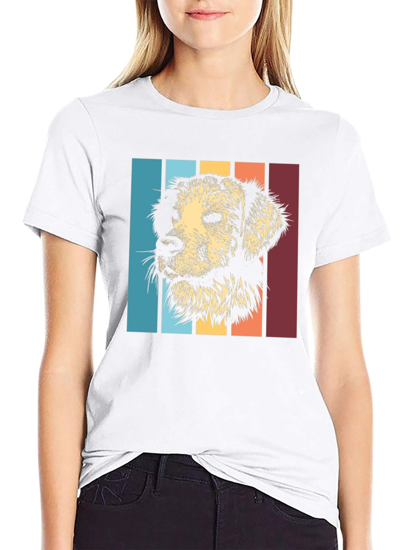 Retro Golden Retriever T-Shirt – Vintage Dog Lover Graphic Tee