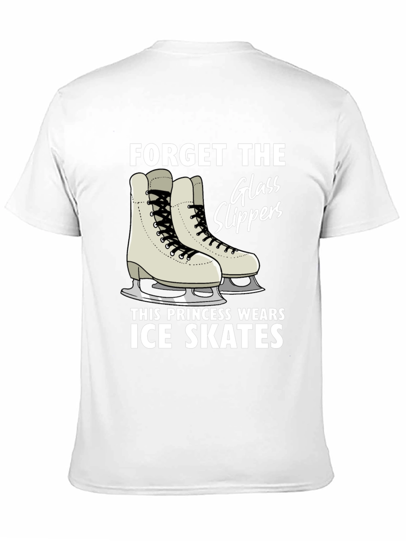 Ice Skates Princess Graphic T-Shirt