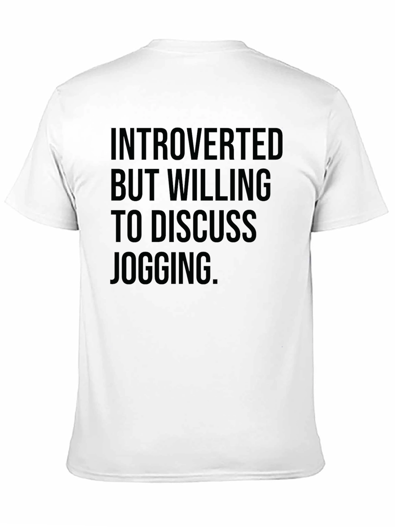 Introverted Jogging T-Shirt - Funny Graphic Tee