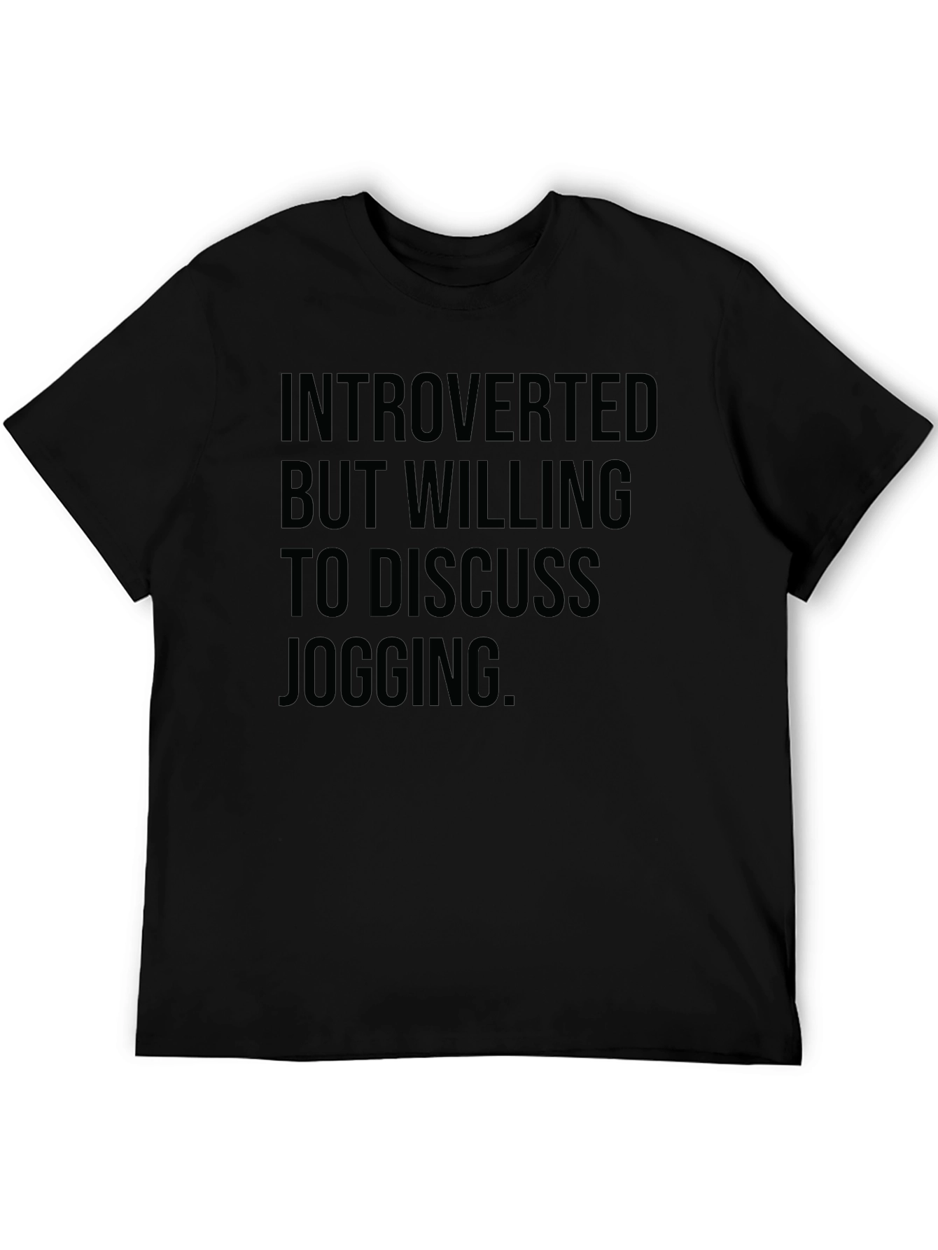 Introverted Jogging T-Shirt - Funny Graphic Tee