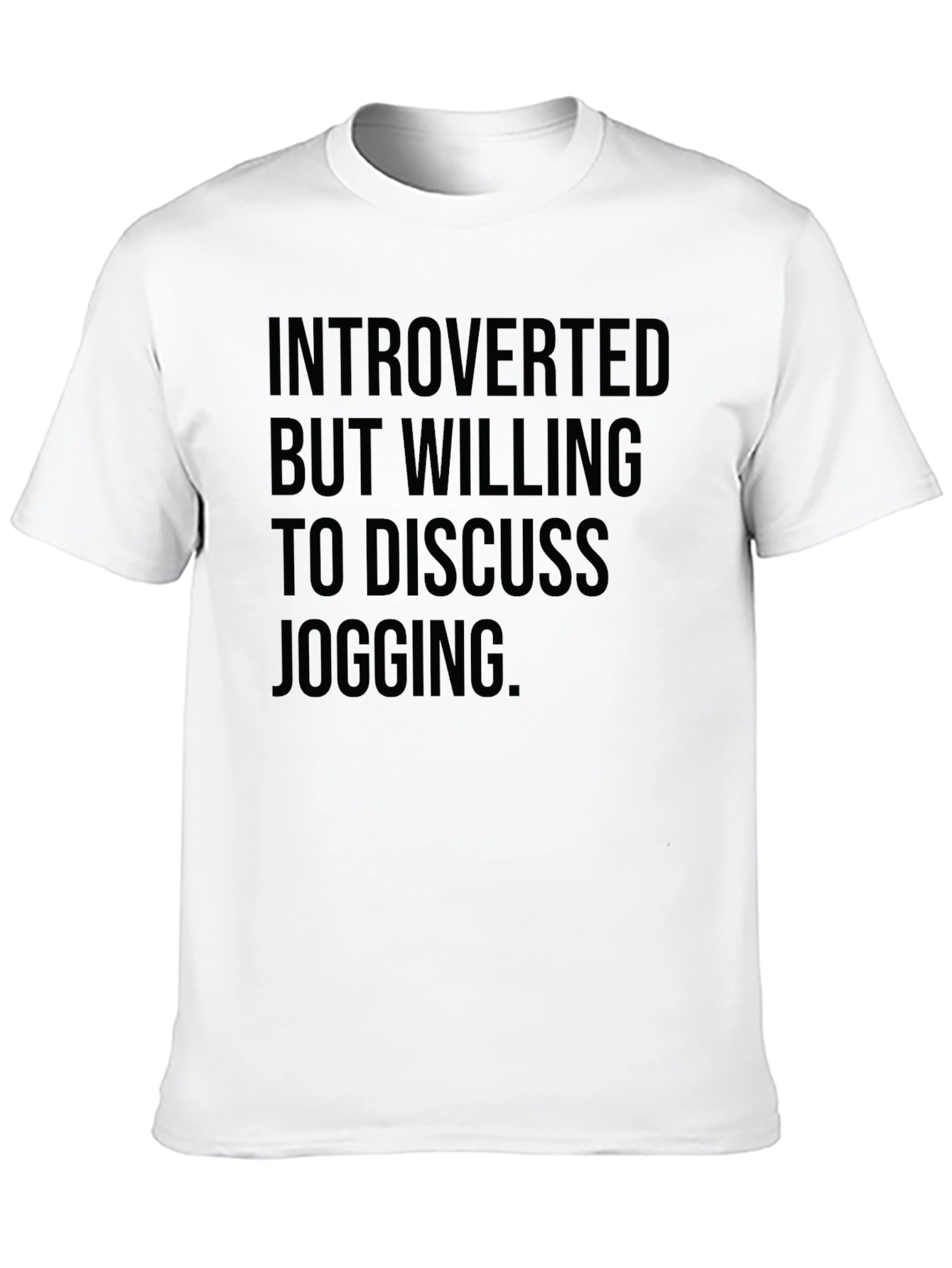Introverted Jogging T-Shirt - Funny Graphic Tee