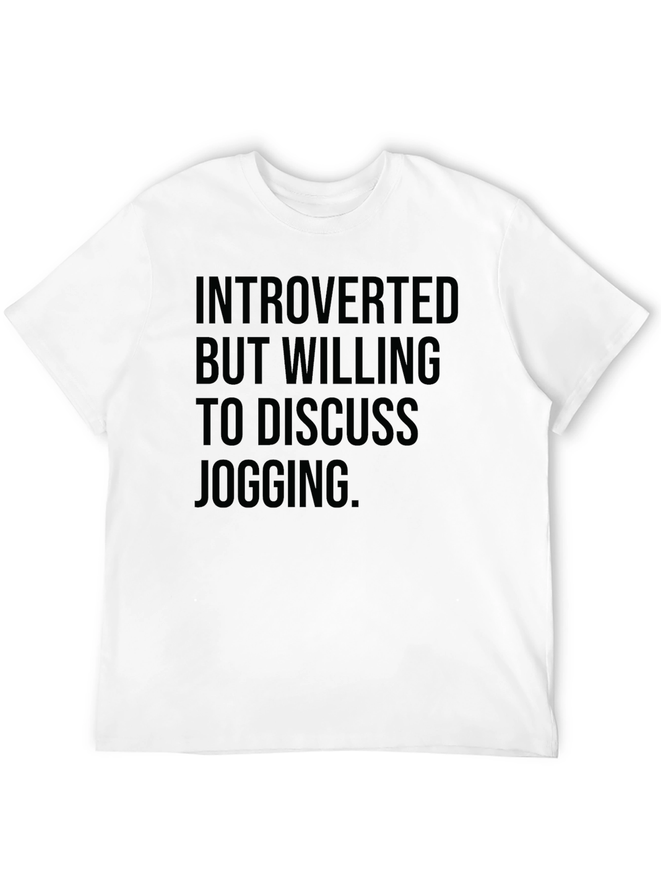 Introverted Jogging T-Shirt - Funny Graphic Tee