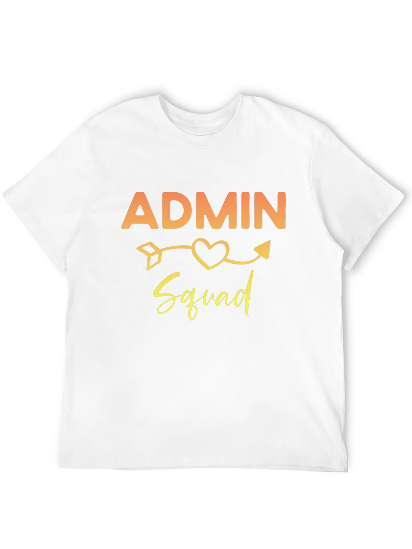 Admin Squad Tee - Heart Arrow Graphic T-Shirt