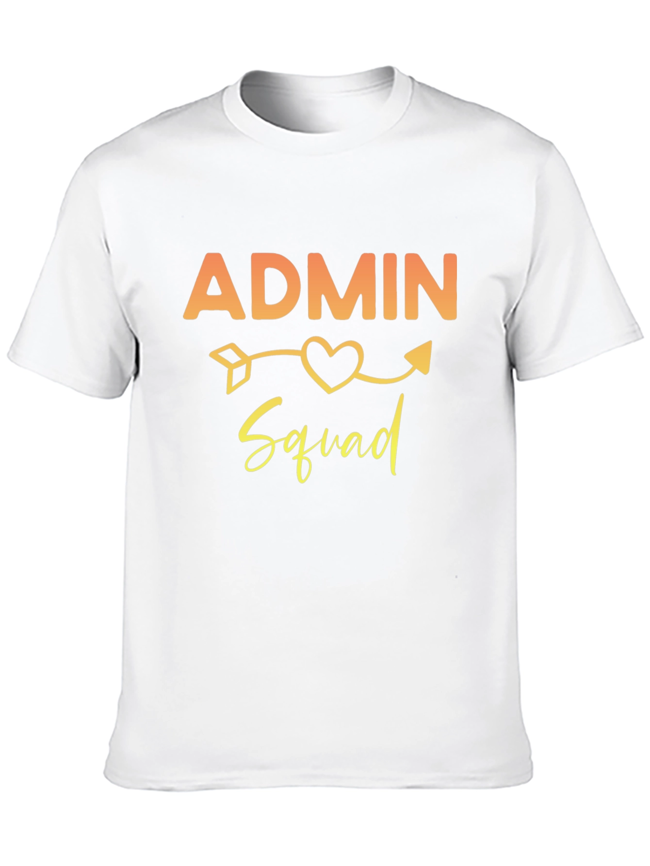Admin Squad Tee - Heart Arrow Graphic T-Shirt